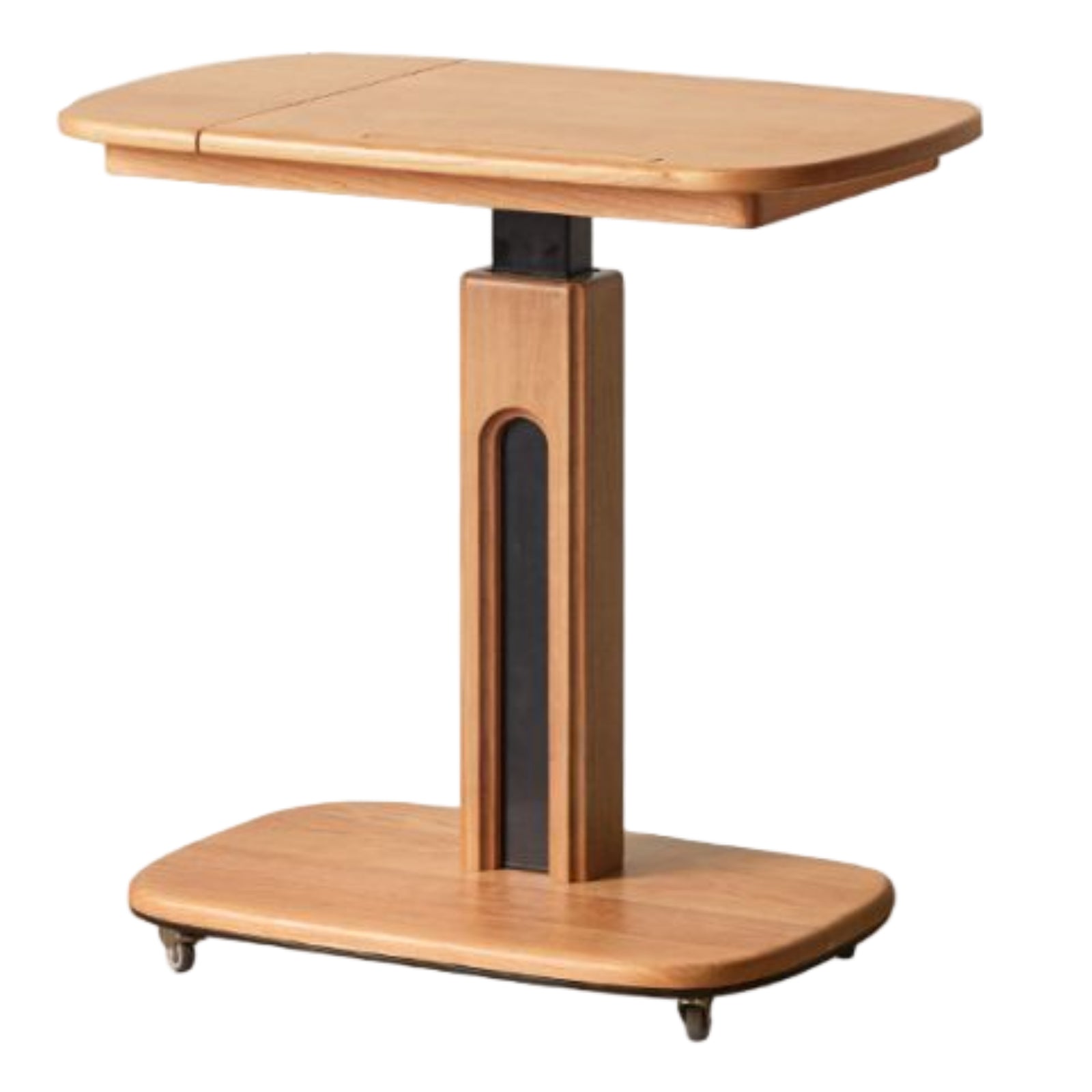 Cherry, Oak Solid Wood Elevating Desk Study Unit Mobile Desk