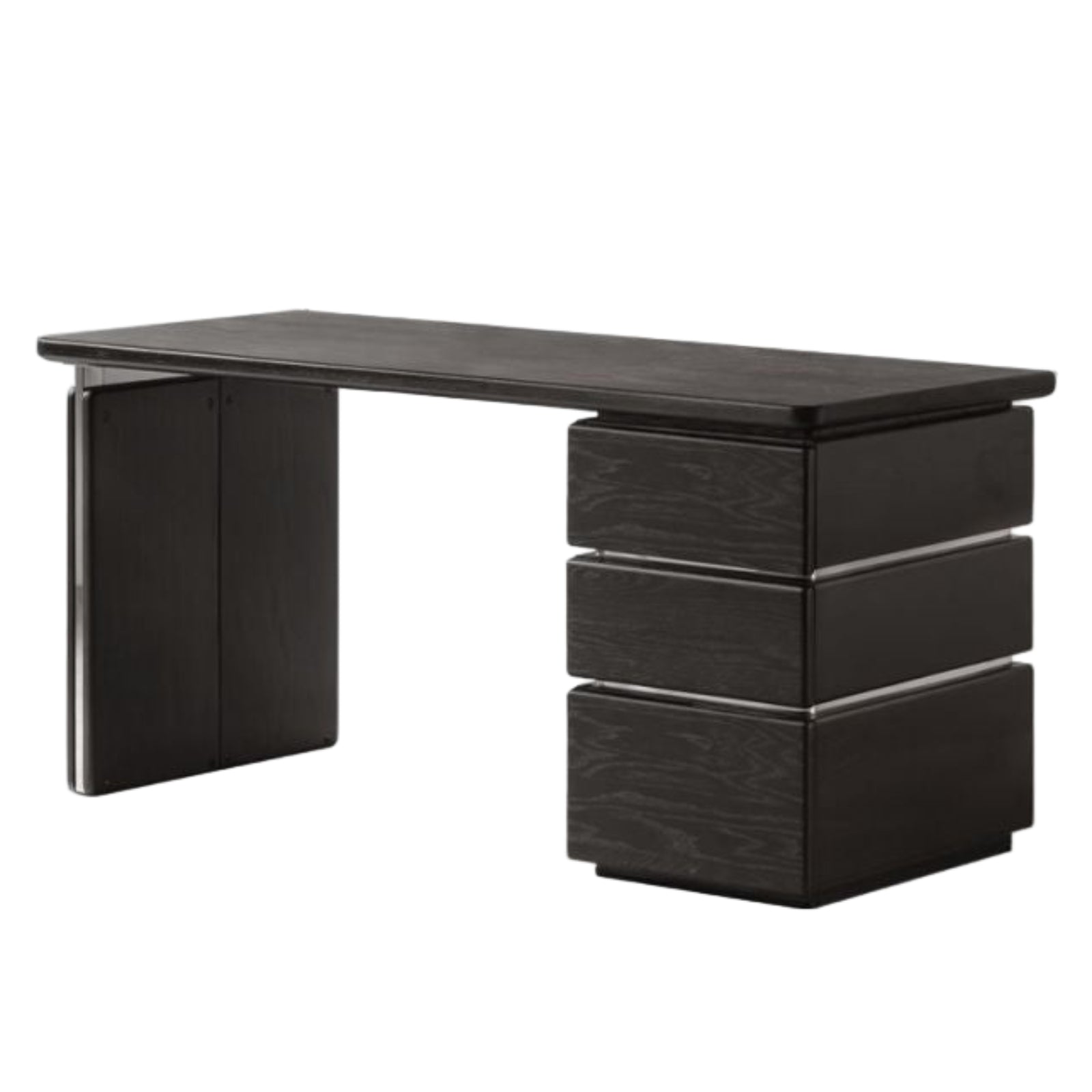 Oak Solid Wood Bauhaus Style Computer Desk