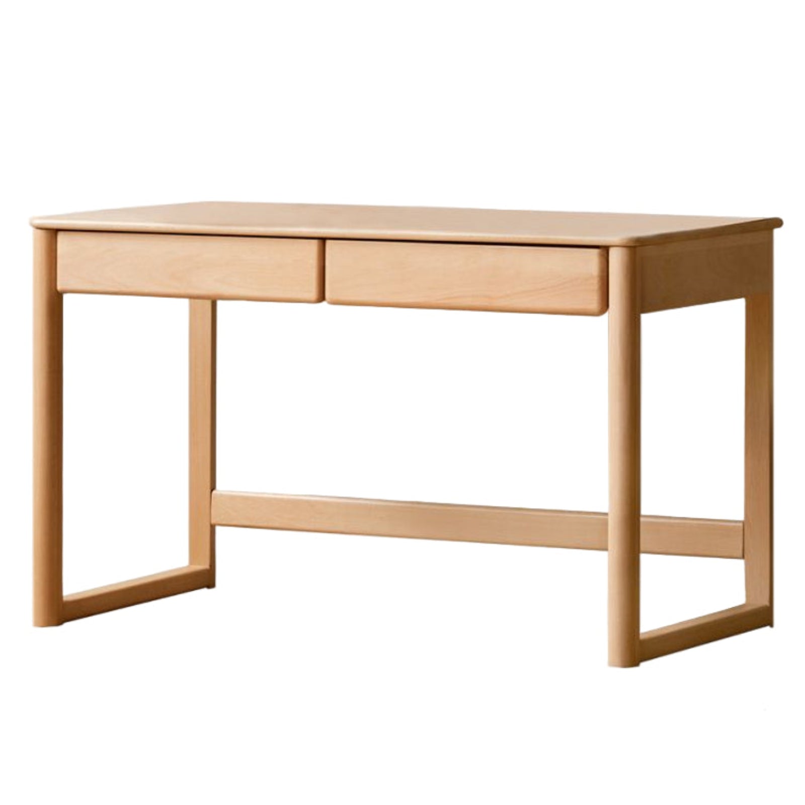 Beech Solid Wood Bookshelf Integrated Сhildren's Learning Desk