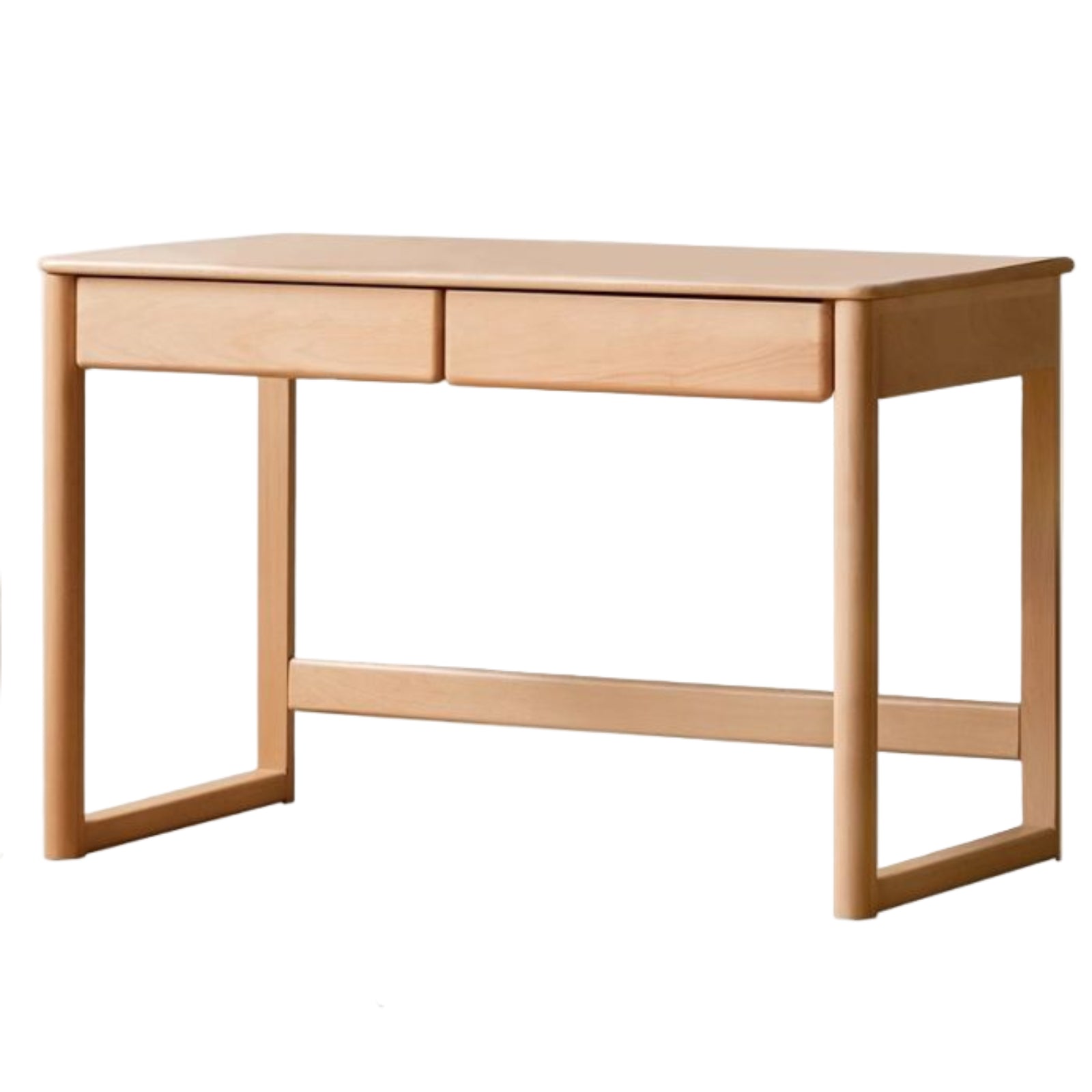 Beech Solid Wood Bookshelf Integrated Сhildren's Learning Desk