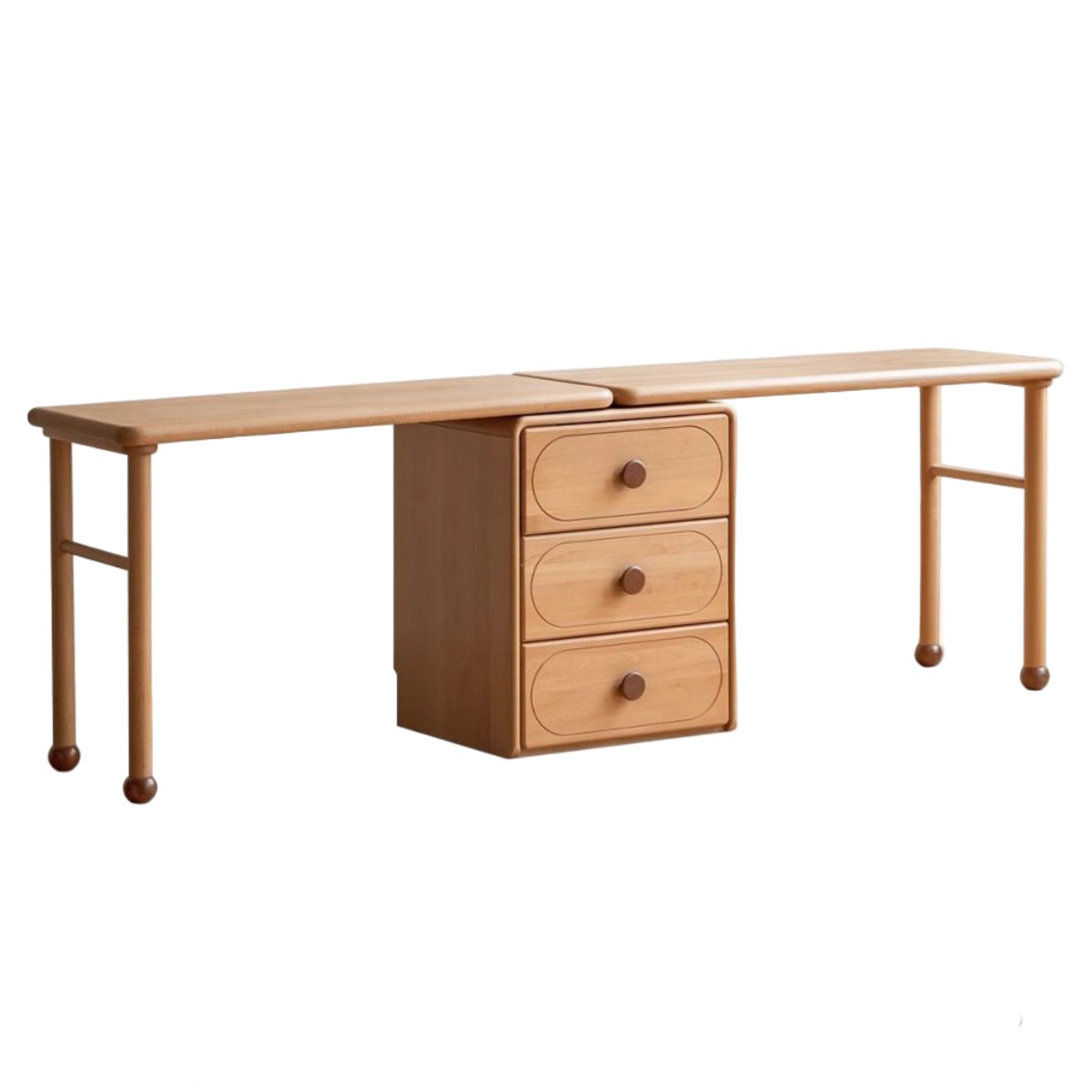 Beech Solid Wood Сhildren's Double Desk