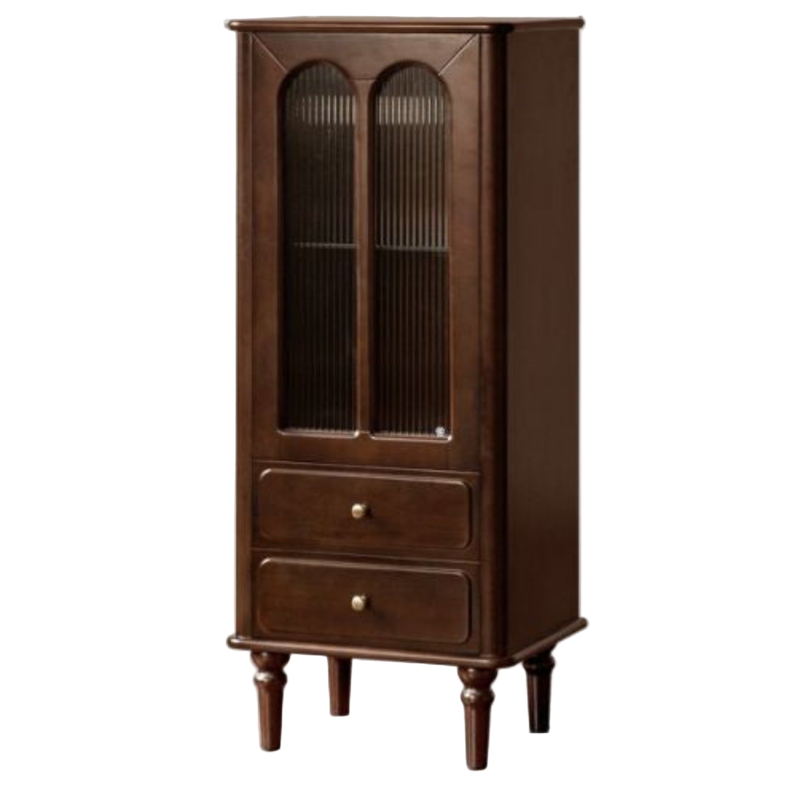 Poplar Solid Wood American Retro Side Cabinet