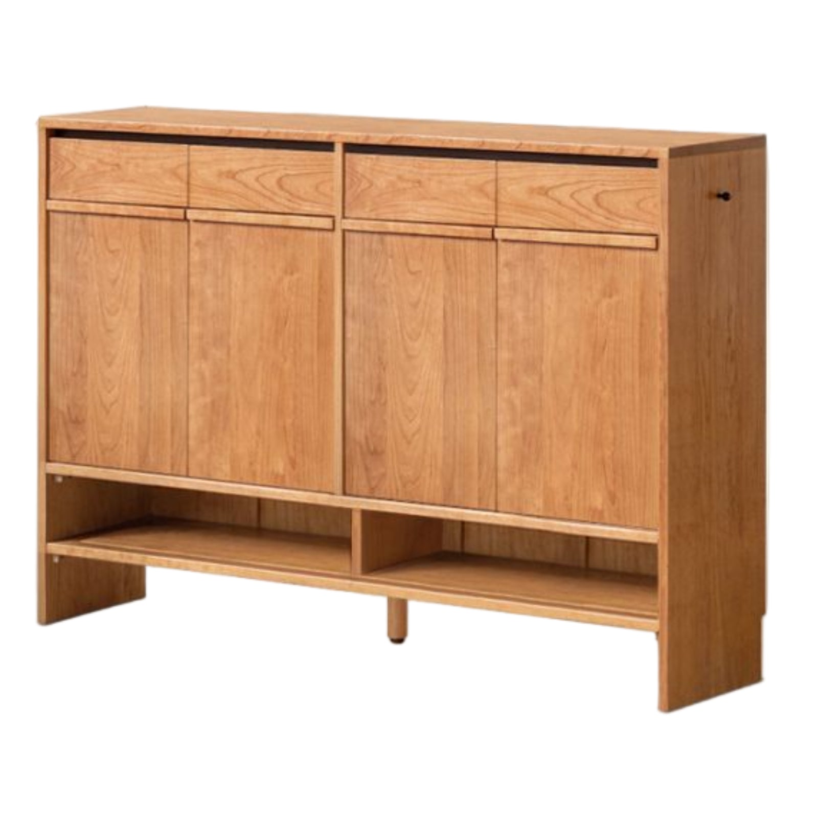 Cherry Solid Wood Modern Shoe Cabinet