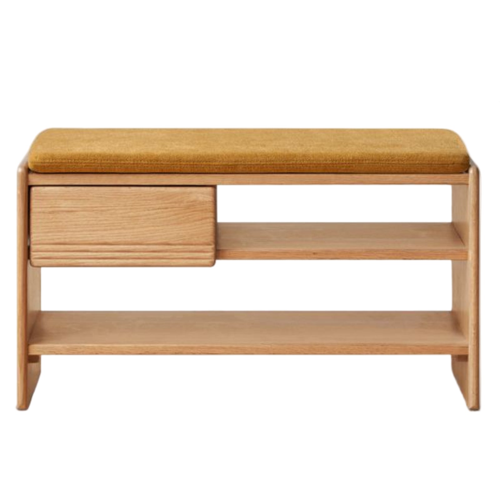 Oak Solid Wood Shoe Changing Stool