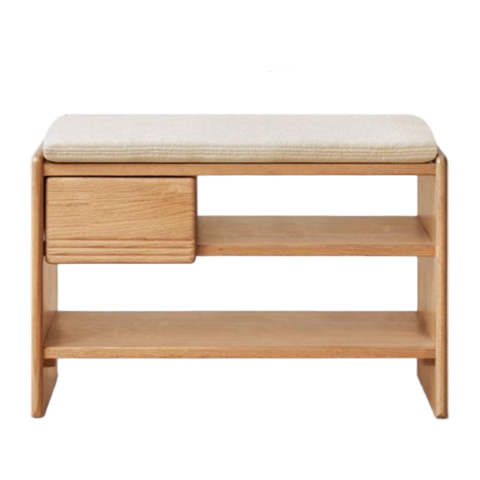 Oak Solid Wood Shoe Changing Stool
