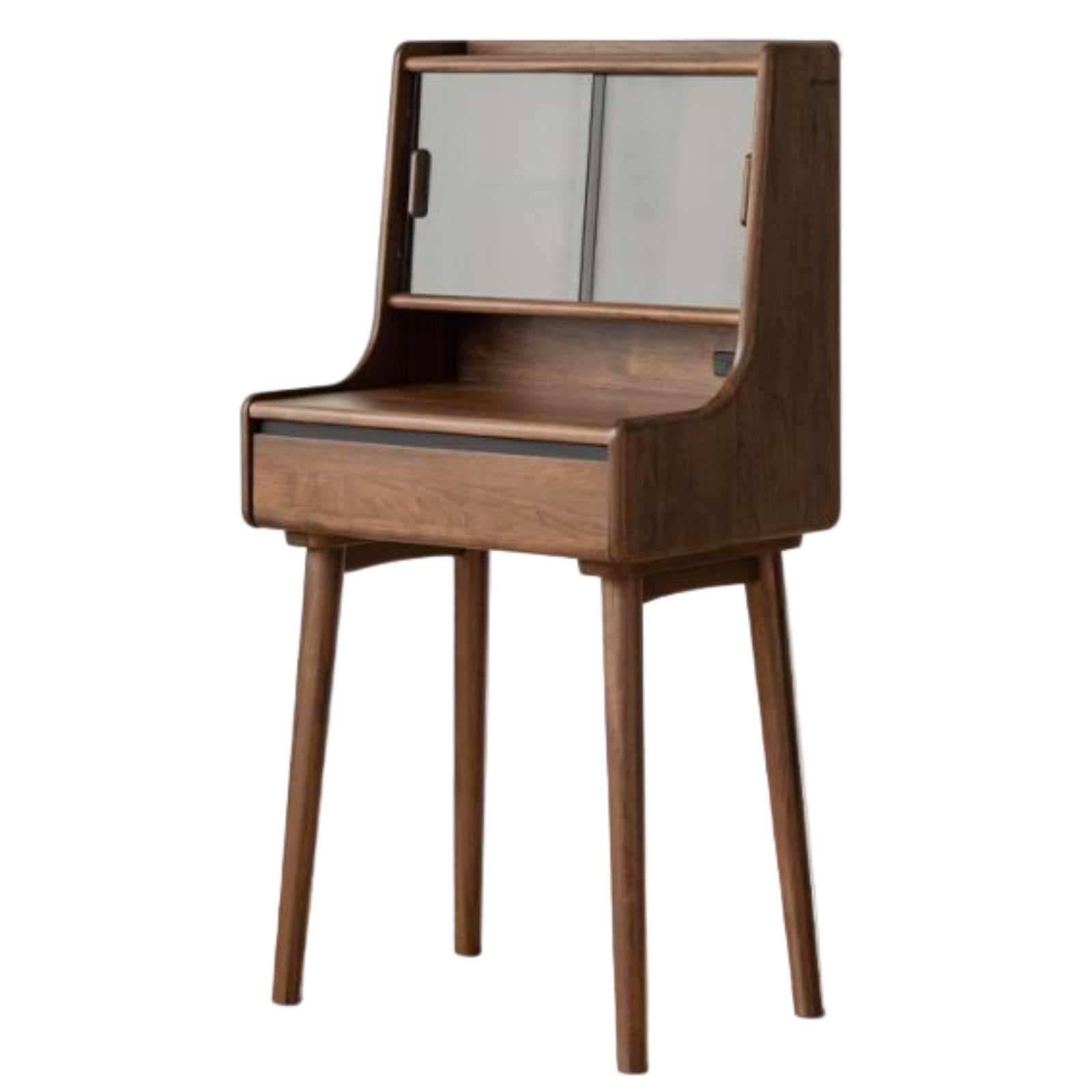 Black Walnut, Sandalwood Solid Wood Light Luxury Multifunctional Dressing Table