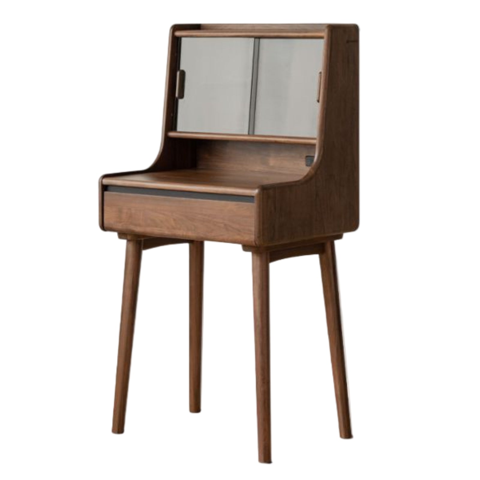 Black Walnut, Sandalwood Solid Wood Light Luxury Multifunctional Dressing Table