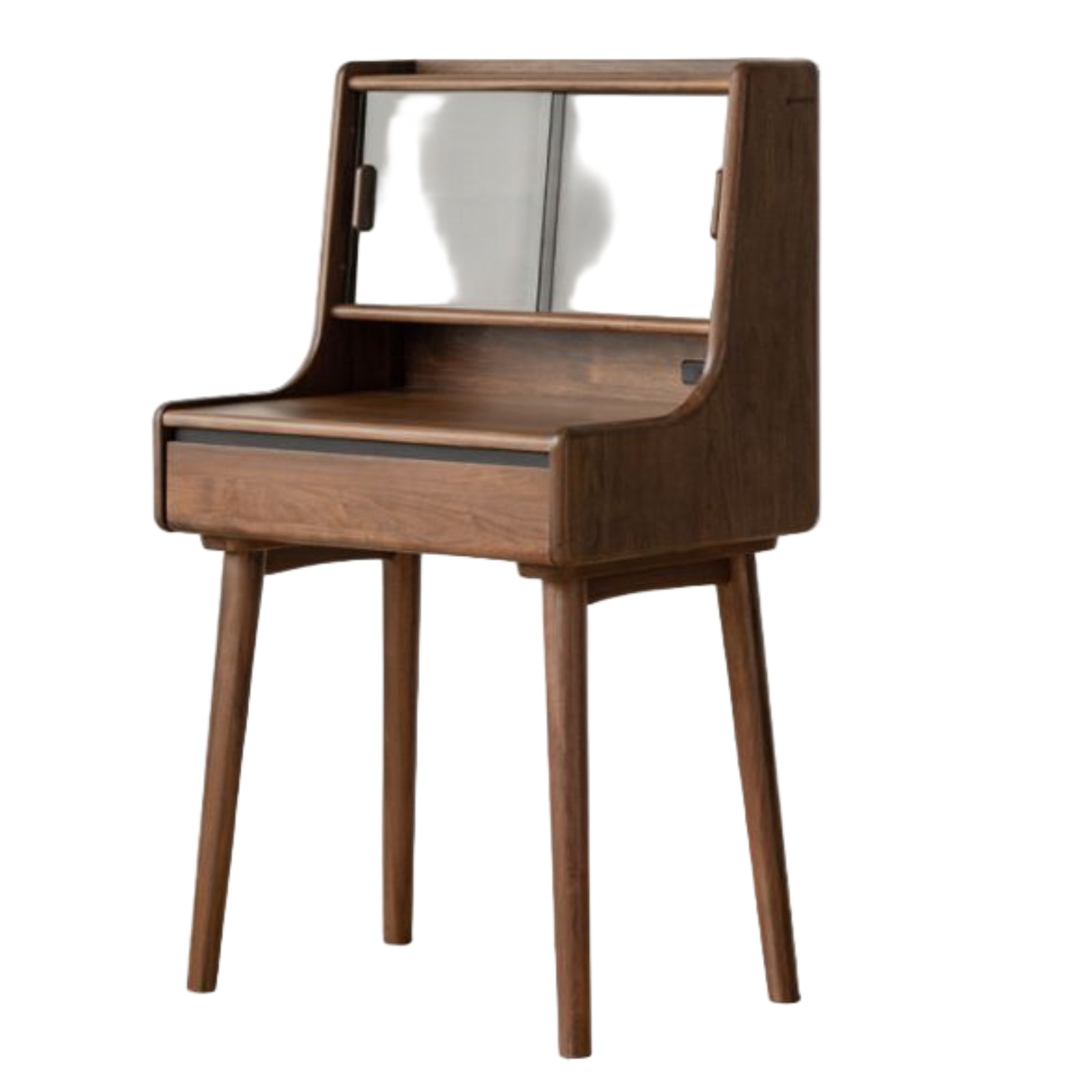 Black Walnut, Sandalwood Solid Wood Light Luxury Multifunctional Dressing Table