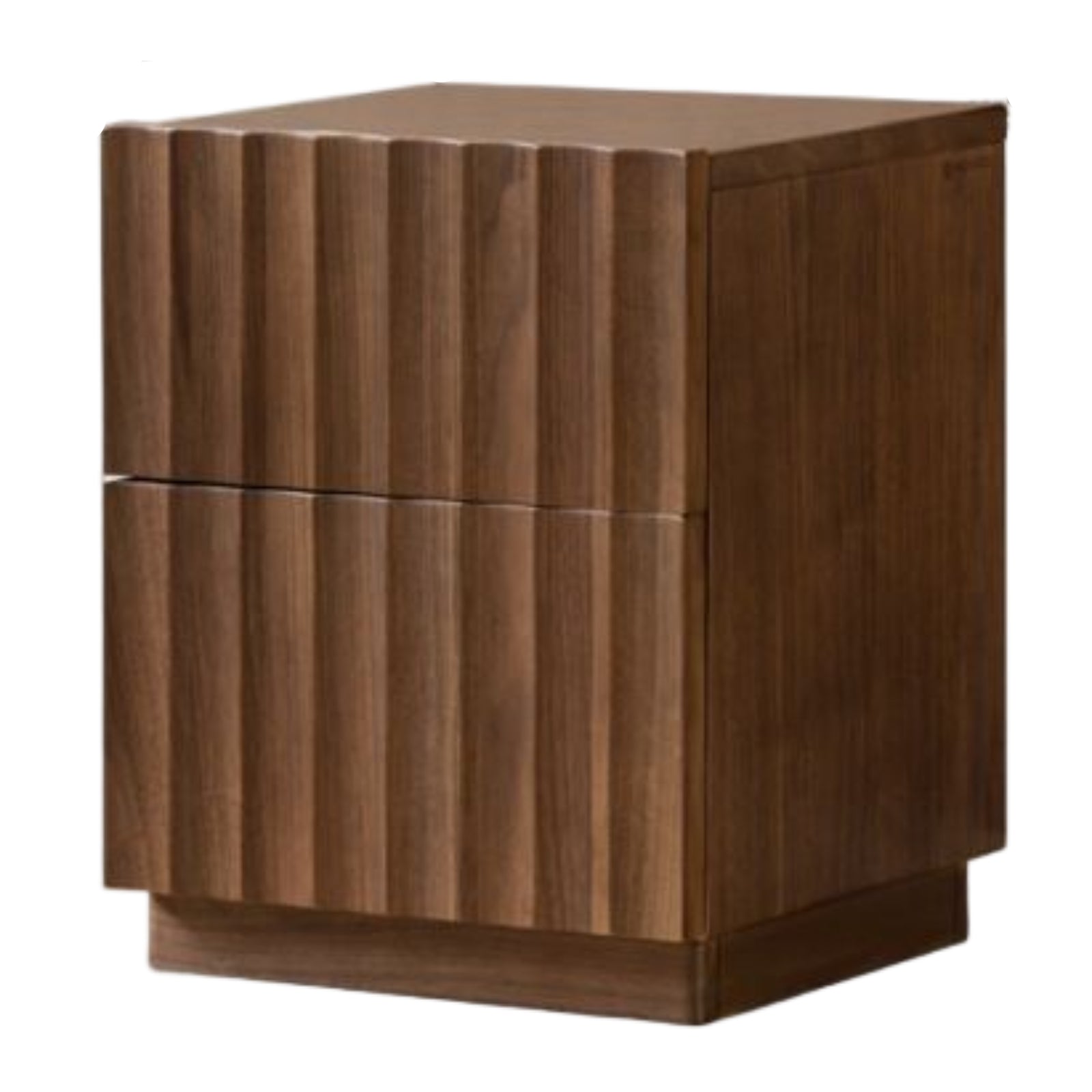 Poplar, Black Walnut Solid Wood Antique Style Nightstand