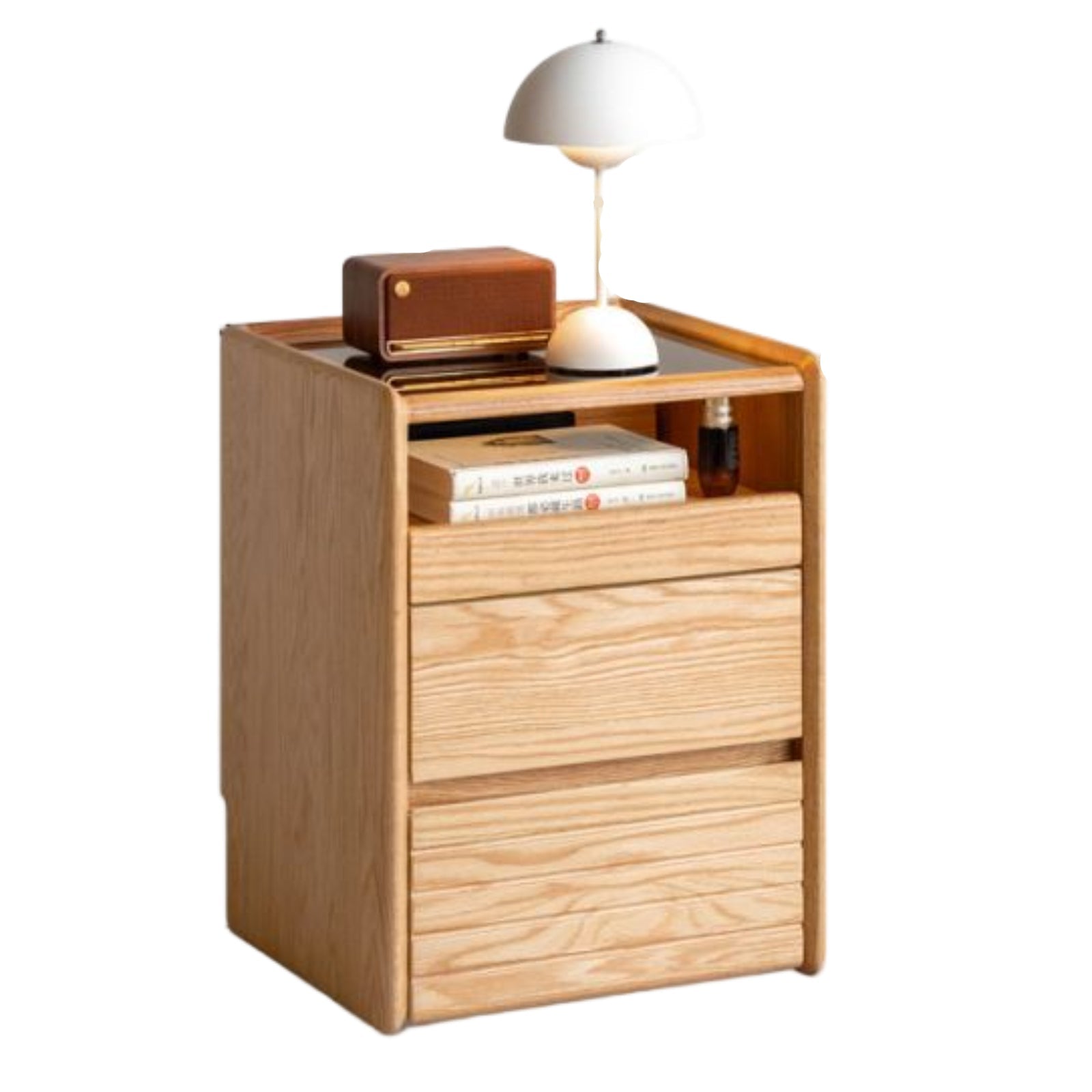 Oak, Ash, Beech Solid Wood Modern Simple Nightstand