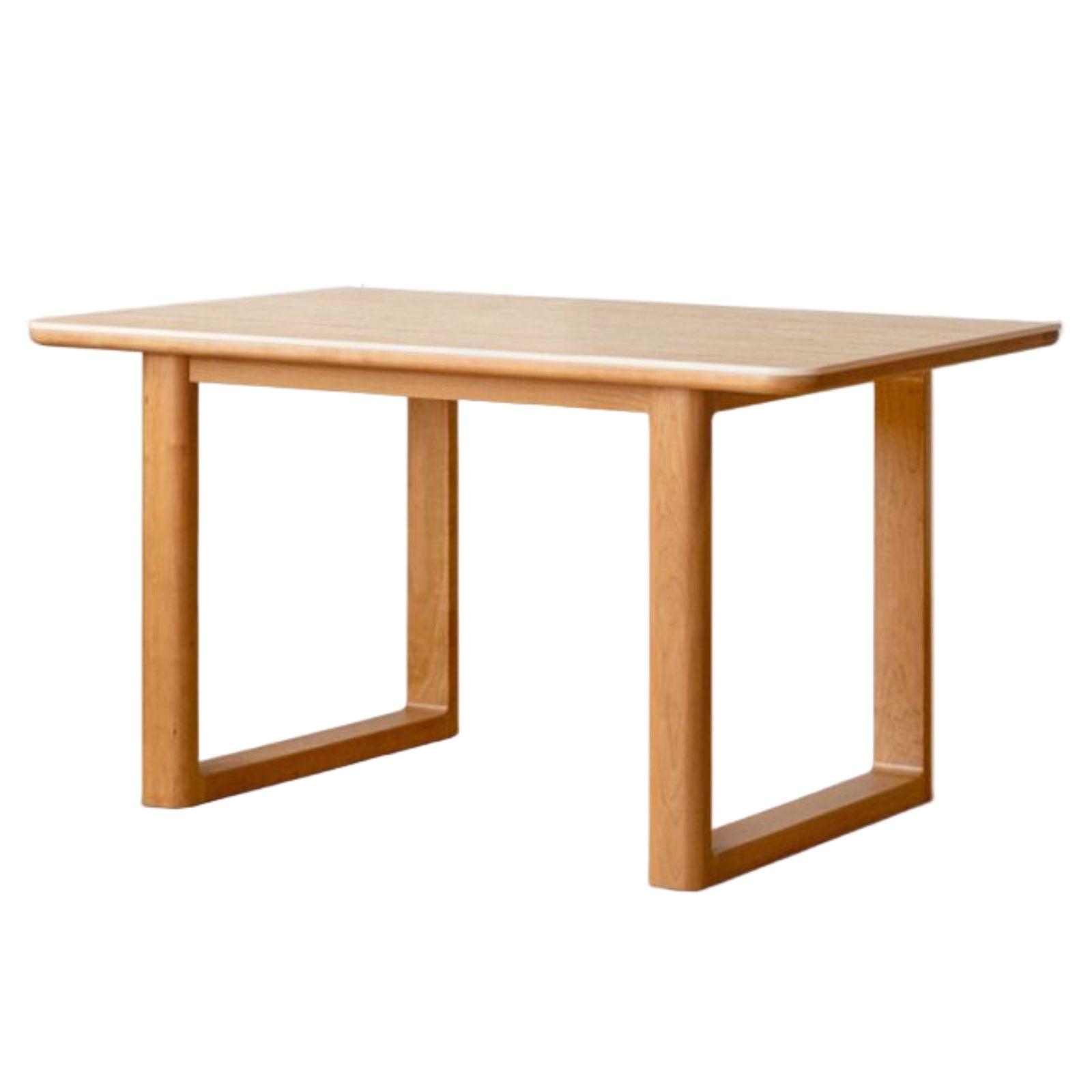 Cherry Solid Wood Retro Rock Board Dining Table