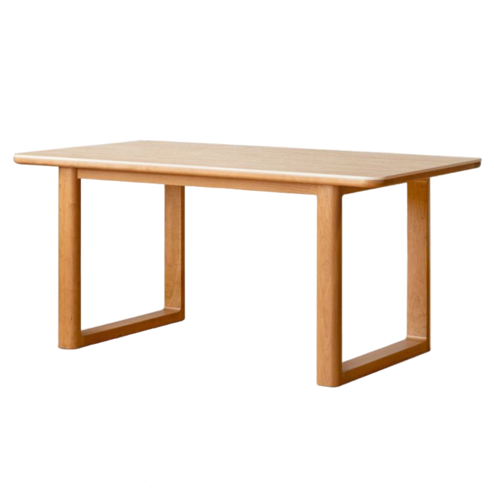 Cherry Solid Wood Retro Rock Board Dining Table