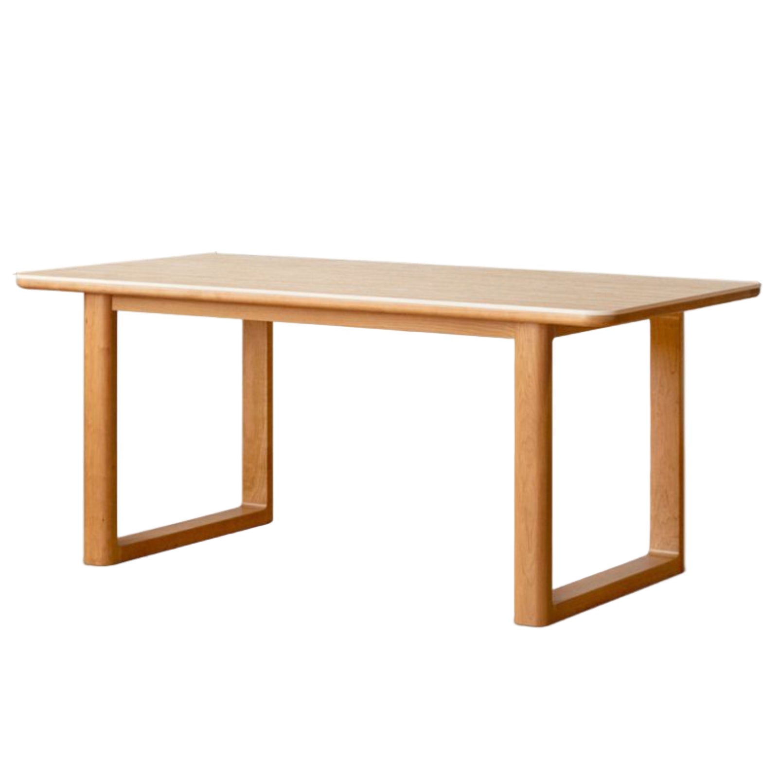 Cherry Solid Wood Retro Rock Board Dining Table