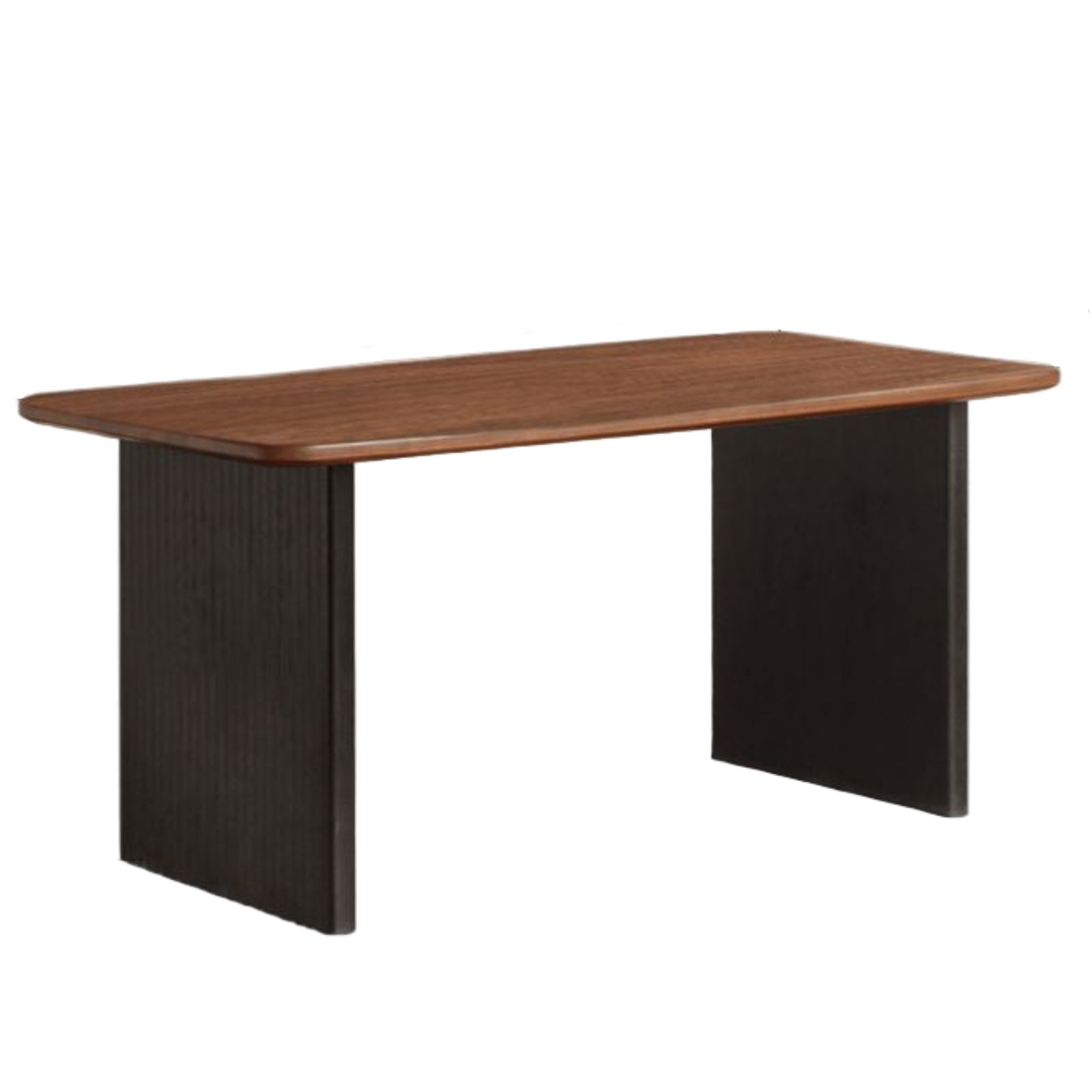 Black Walnut Solid Wood Light Luxury Style Dining Table