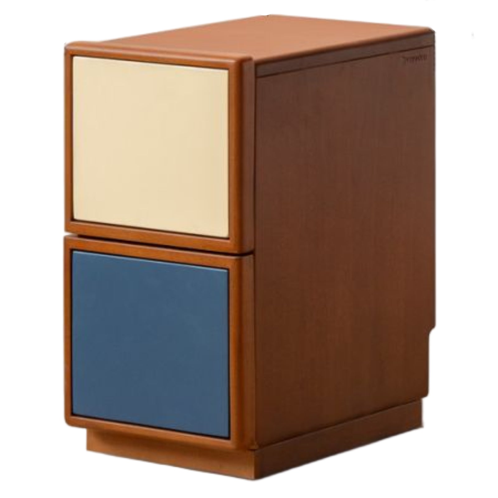 Poplar Solid Wood Nightstand Bauhaus Style