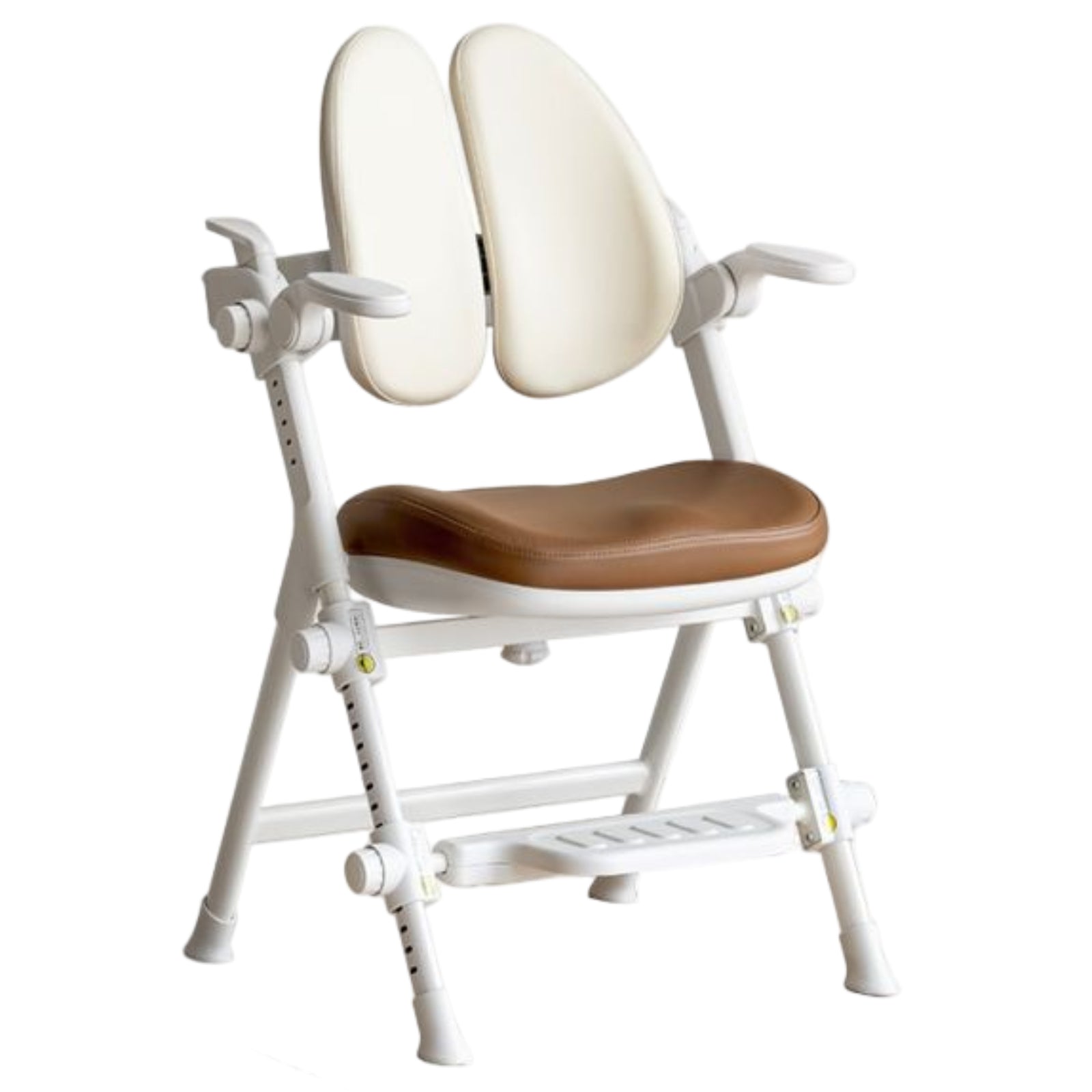 Ergonomic Kids Study Chair with Double Back Support and Adjustable Footrest