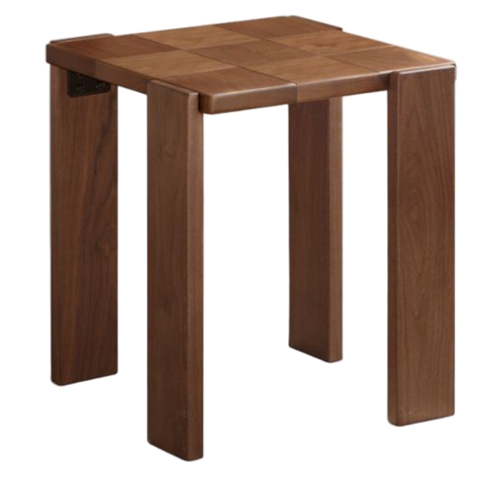 Black Walnut, Cherry Solid Wood Modern Square Side Table
