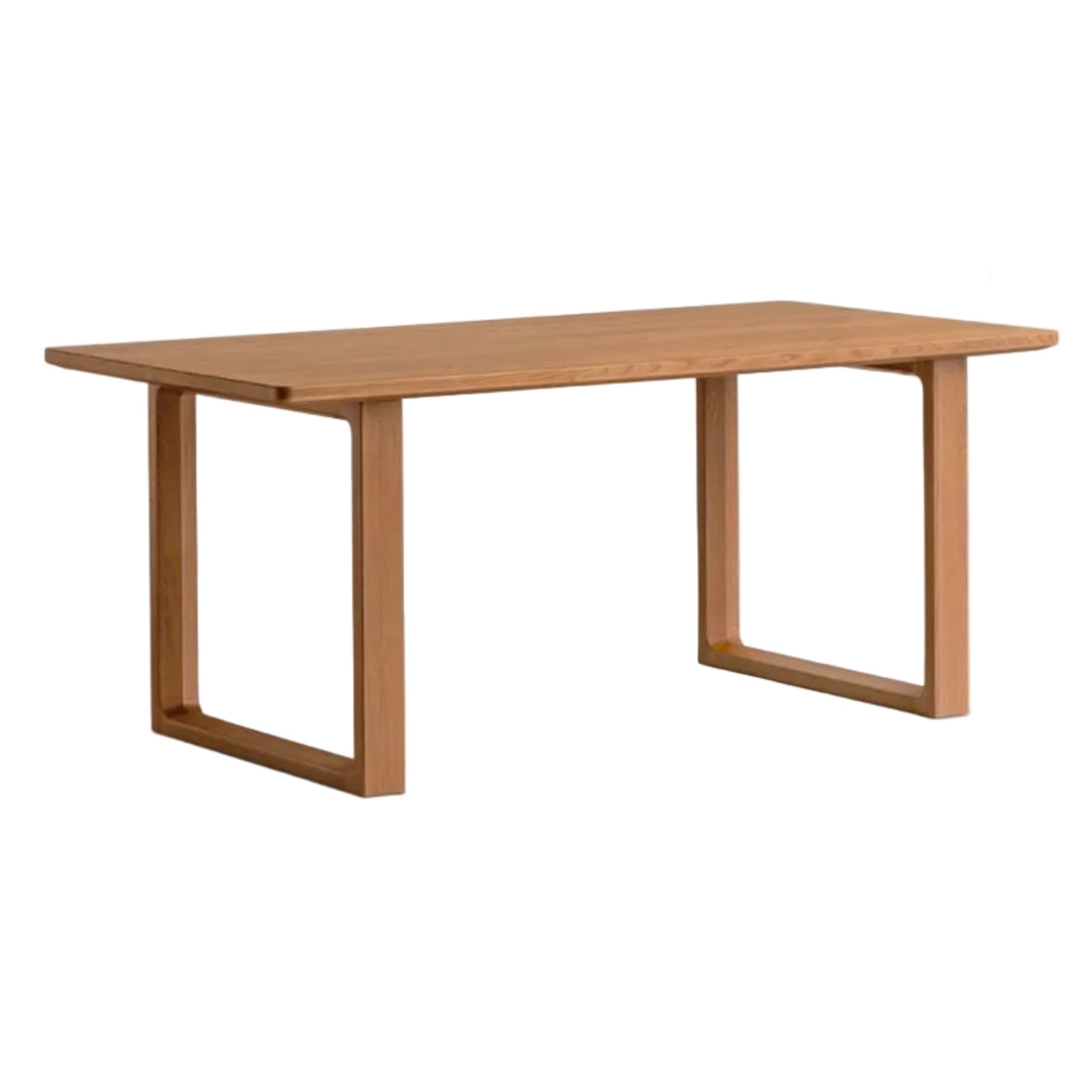 White Oak Solid Wood Antique Rectangular Dining Table