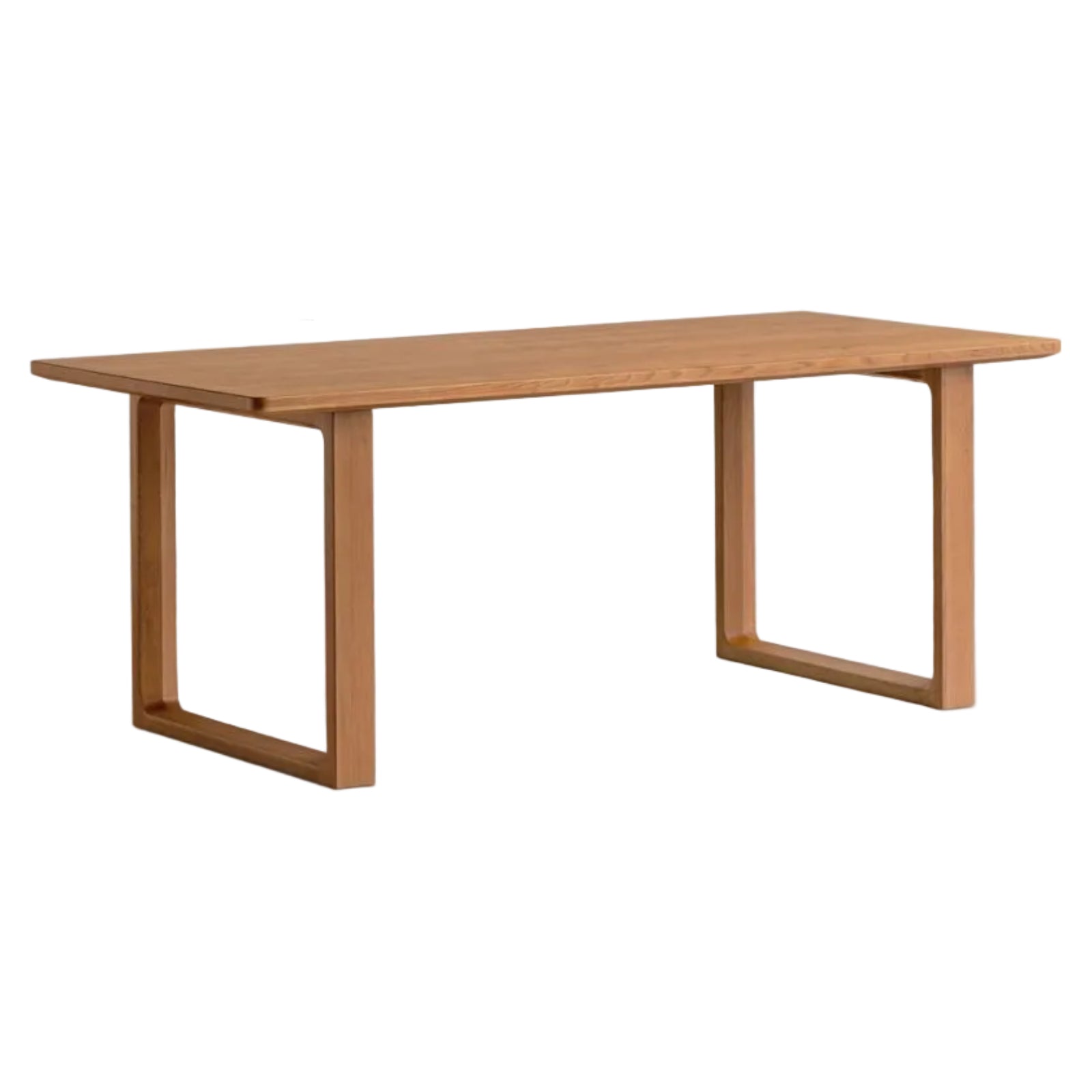White Oak Solid Wood Antique Rectangular Dining Table