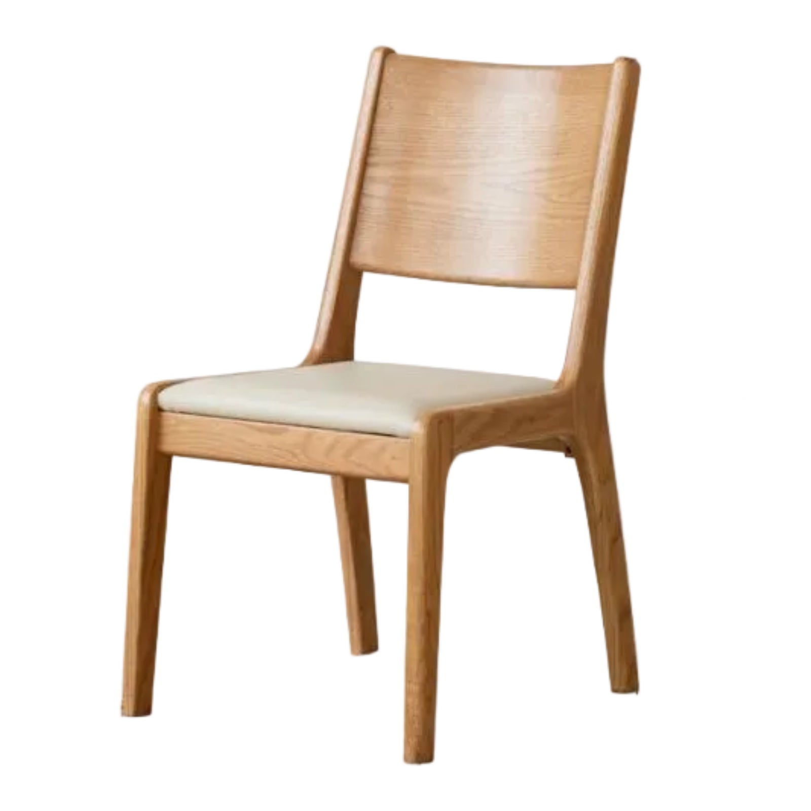 4 pcs -Oak Solid Wood Dining Chair Modern Style