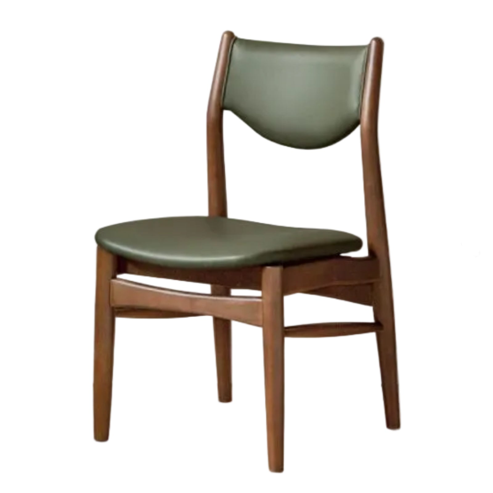 4 pcs -Solid RubberWood Dining Chair Upholstered Dining Chair, Danish Modern