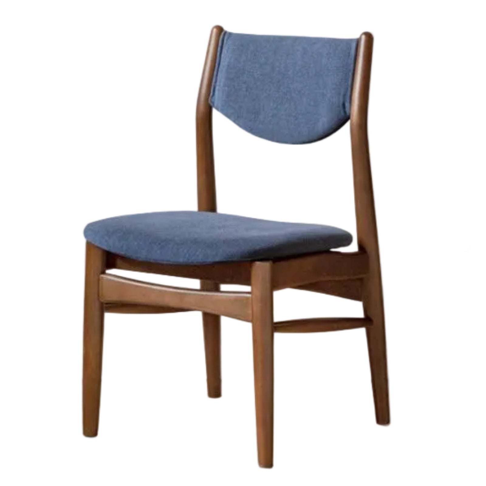 4 pcs -Solid RubberWood Dining Chair Upholstered Dining Chair, Danish Modern