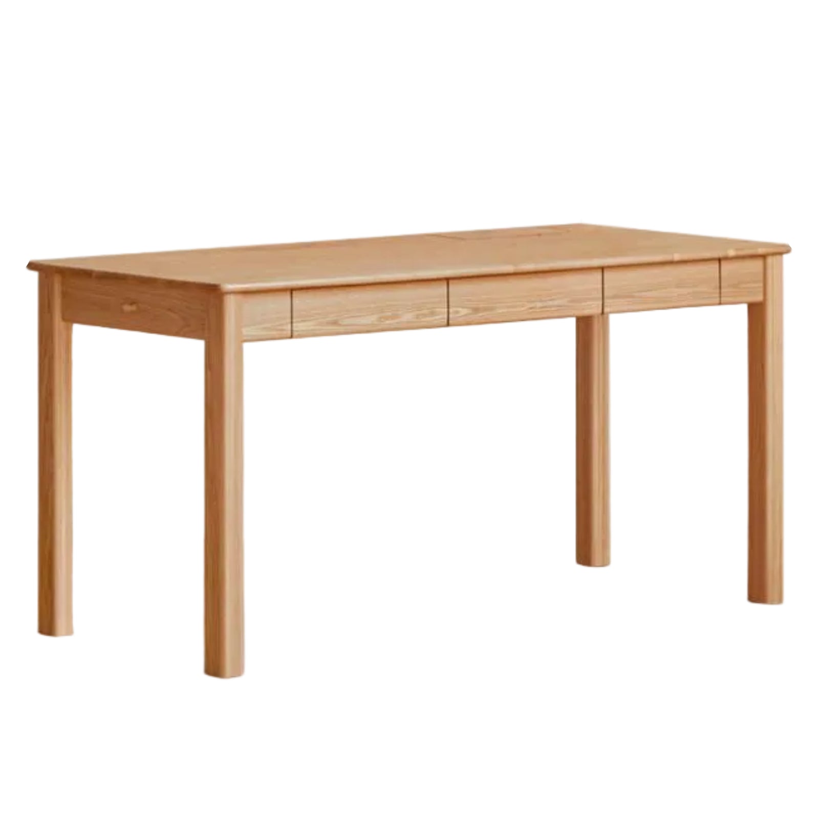 Ash Solid Wood Modern Multifunctional Office Desk