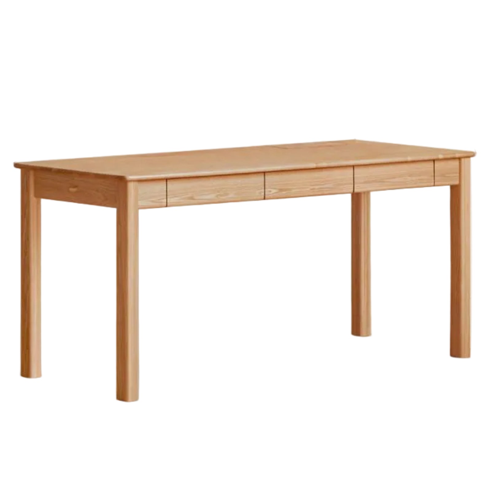 Ash Solid Wood Modern Multifunctional Office Desk