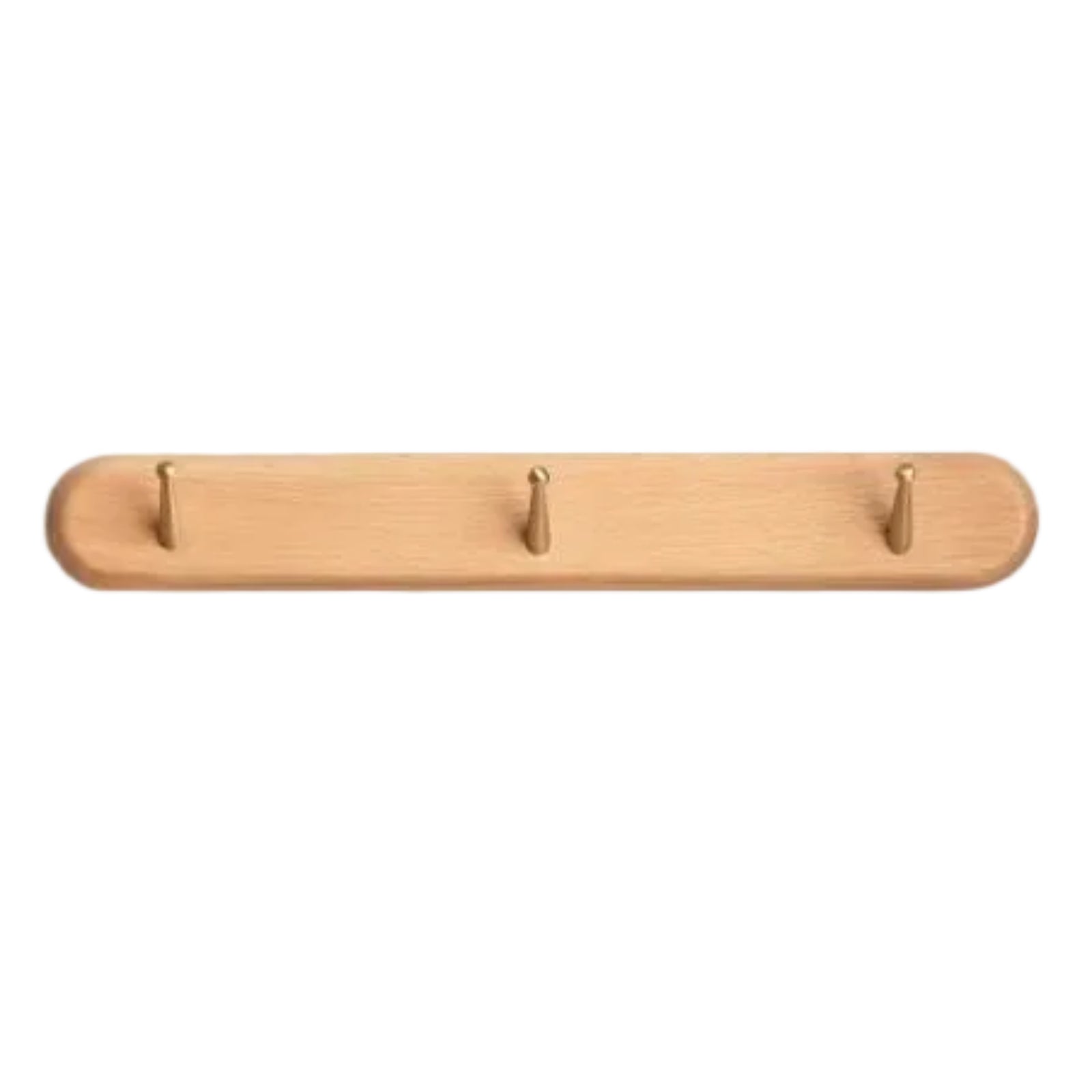 Beech, Acacia Solid Wood Hanging Clothes and Hat Rack