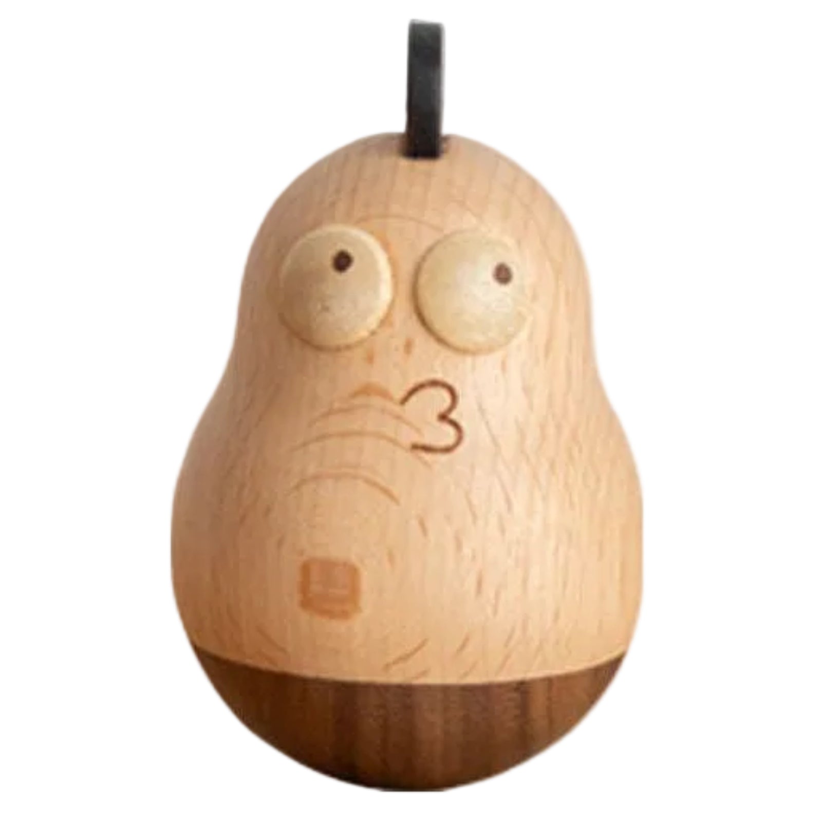 Beech, Black Walnut Solid Wood Tumbler Desk Ornament with Simple Creative Design