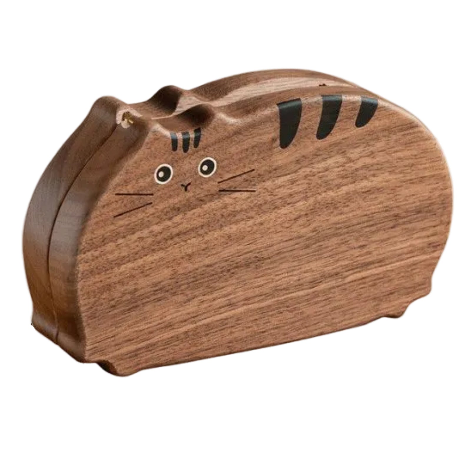 Cherry, Black Walnut Solid Wood Portable Jewelry Box with Multi-Compartment Storage