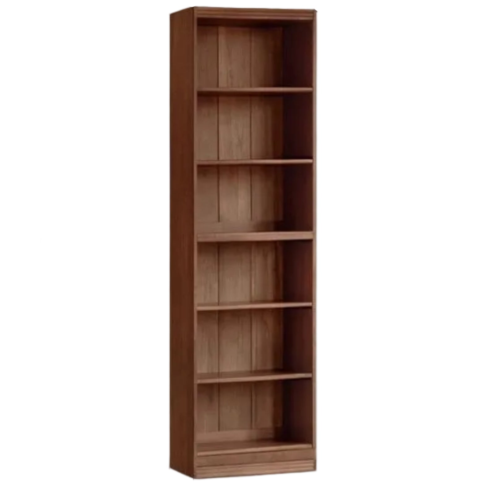 Black Walnut, Oak Solid Wood Floor-Standing Bookcase with Luxury Storage Cabinet