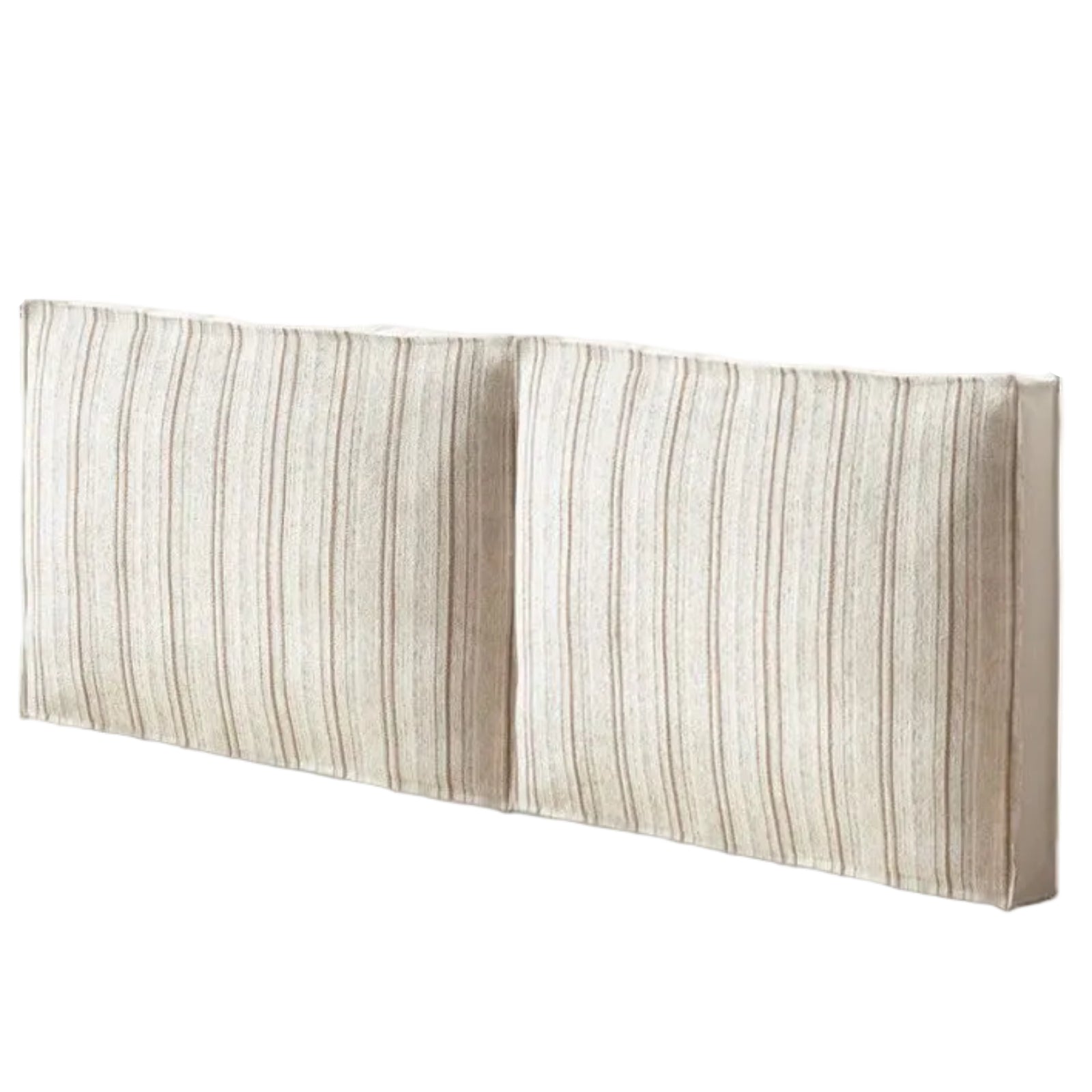 Fabric Bed Headboard Pillow with Large Removable Backrest Cushion