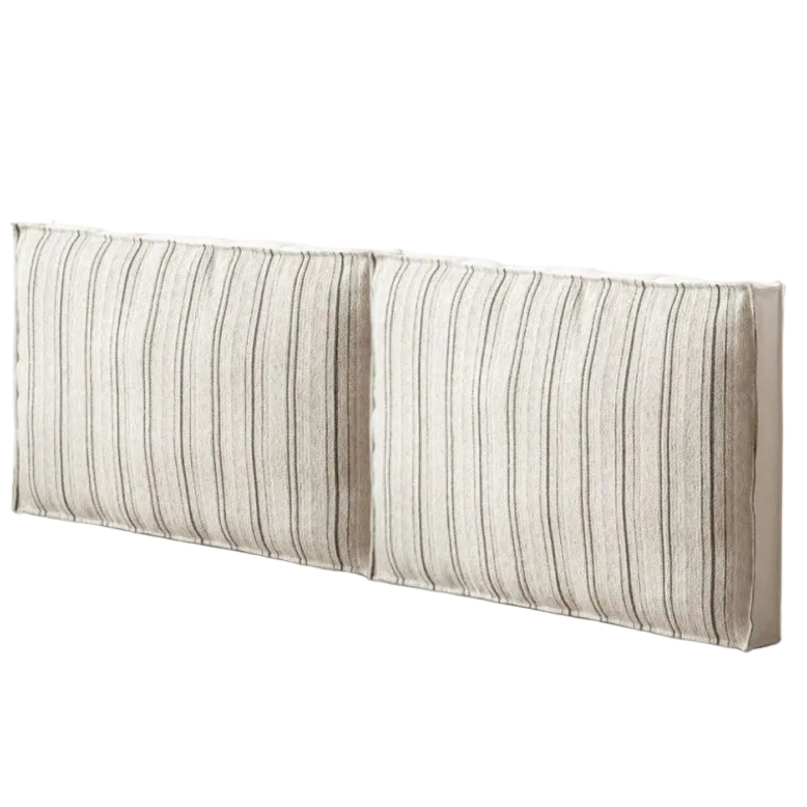 Fabric Bed Headboard Pillow with Large Removable Backrest Cushion