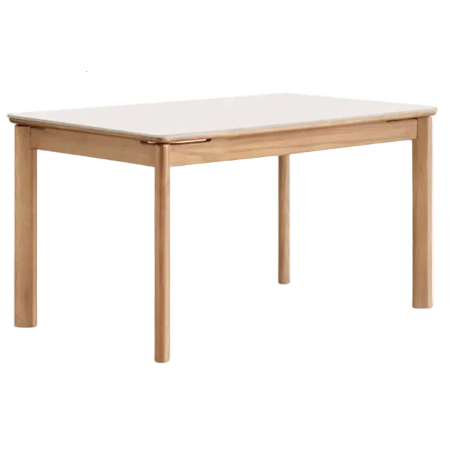 Ash, Oak Solid Wood Modern Minimalist Style Slab Dining Table