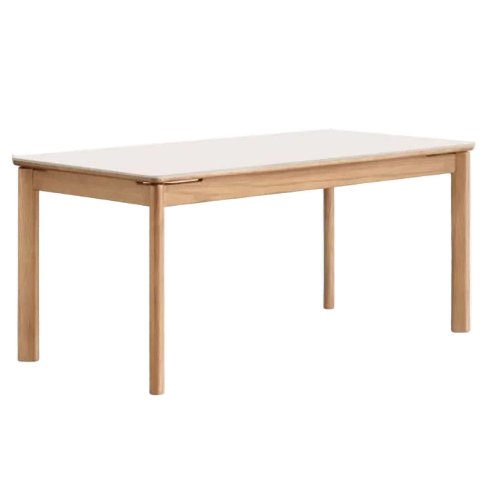 Ash, Oak Solid Wood Modern Minimalist Style Slab Dining Table