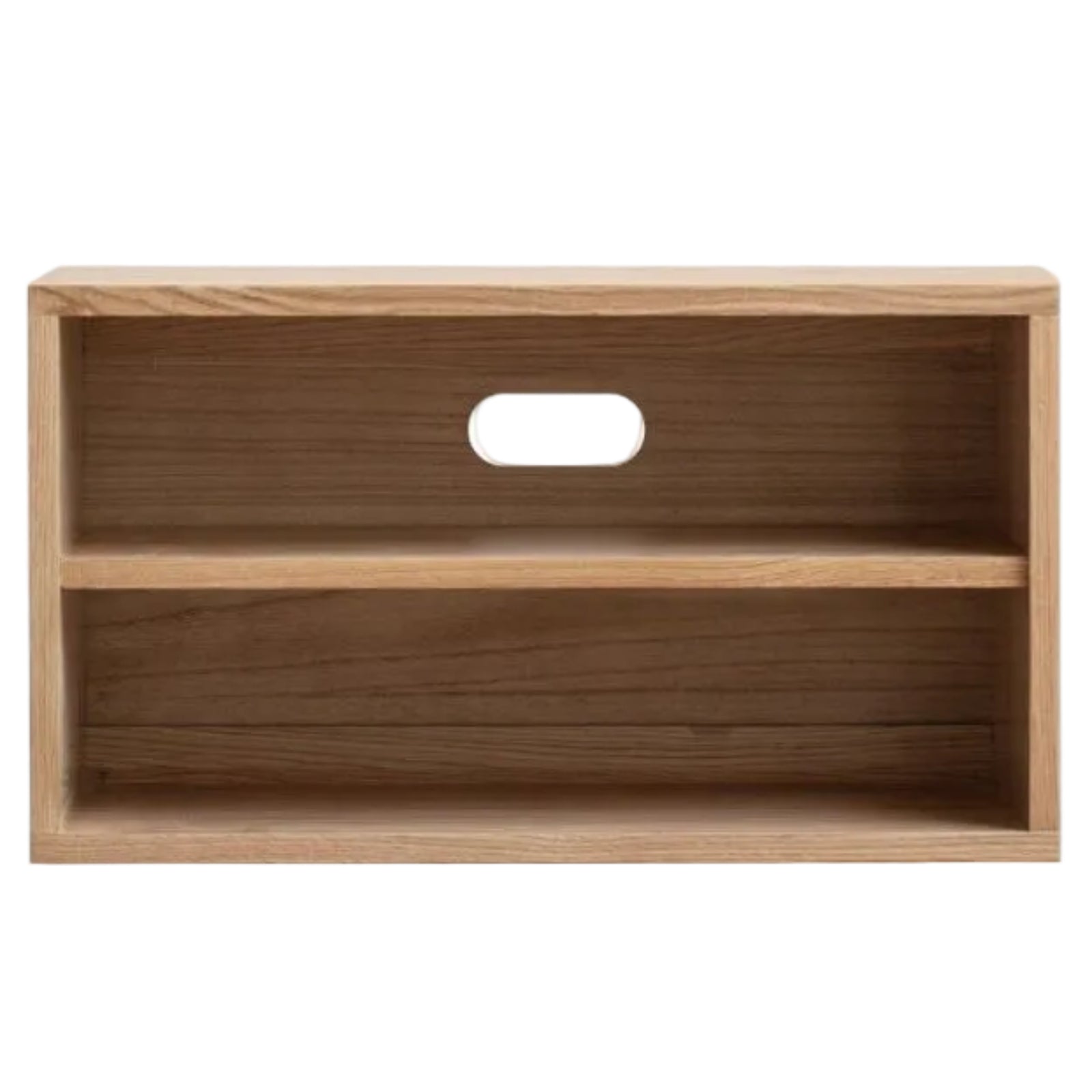 Ash Solid Wood Modern TV Cabinet with Freely Combineable Bookshelf and Storage