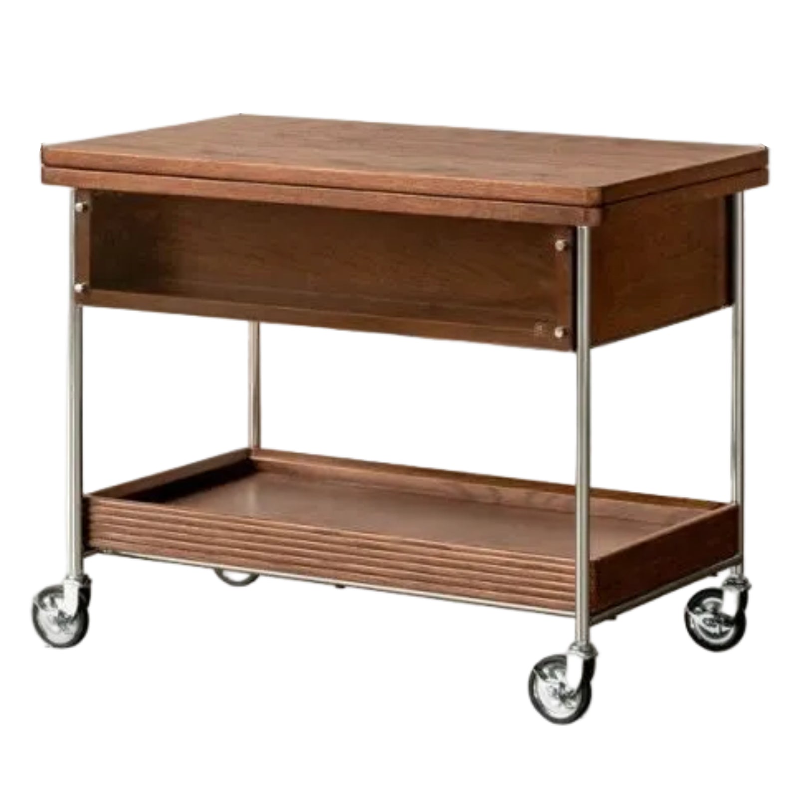 Oak Solid Wood Folding Coffee Table with Minimalist Design