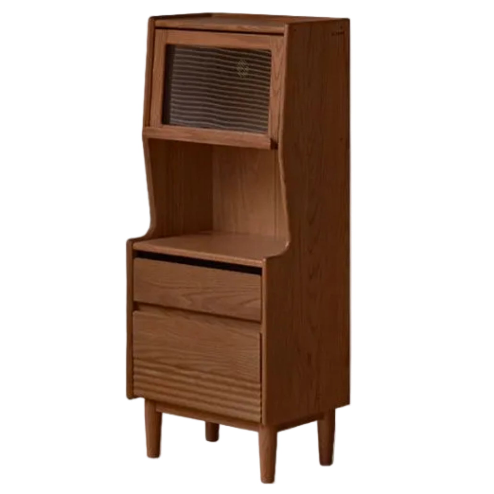 Oak Solid Wood Modern Style Side Cabinet