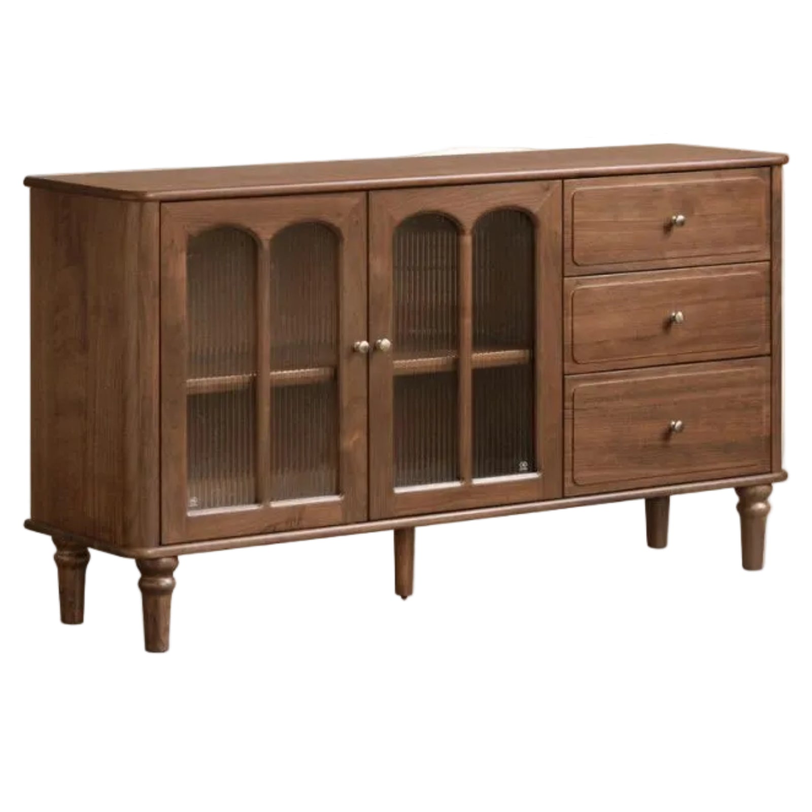 Black Walnut Solid Wood American Retro Sideboard