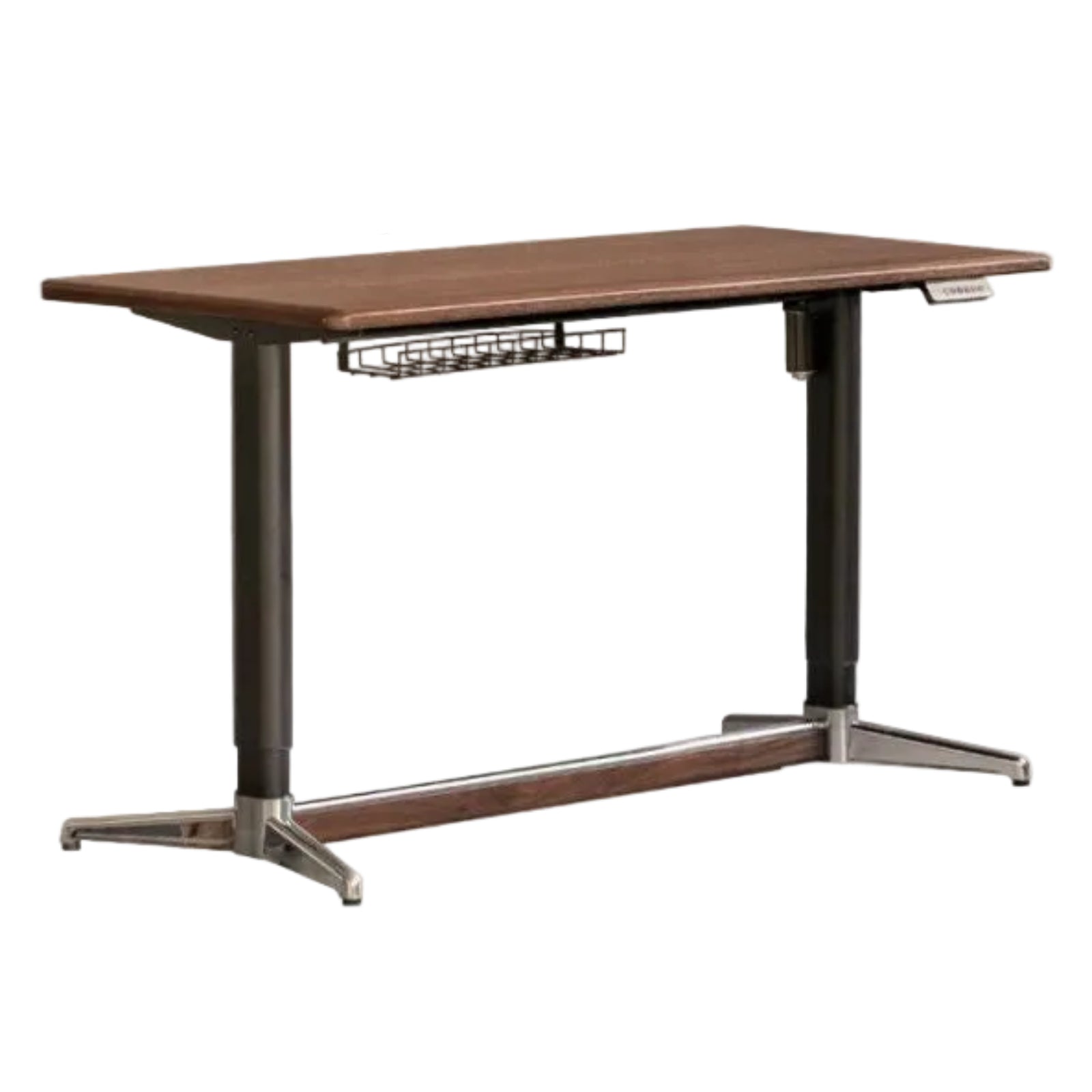 Black Walnut, Oak Solid Wood Lift-Top Office Desk