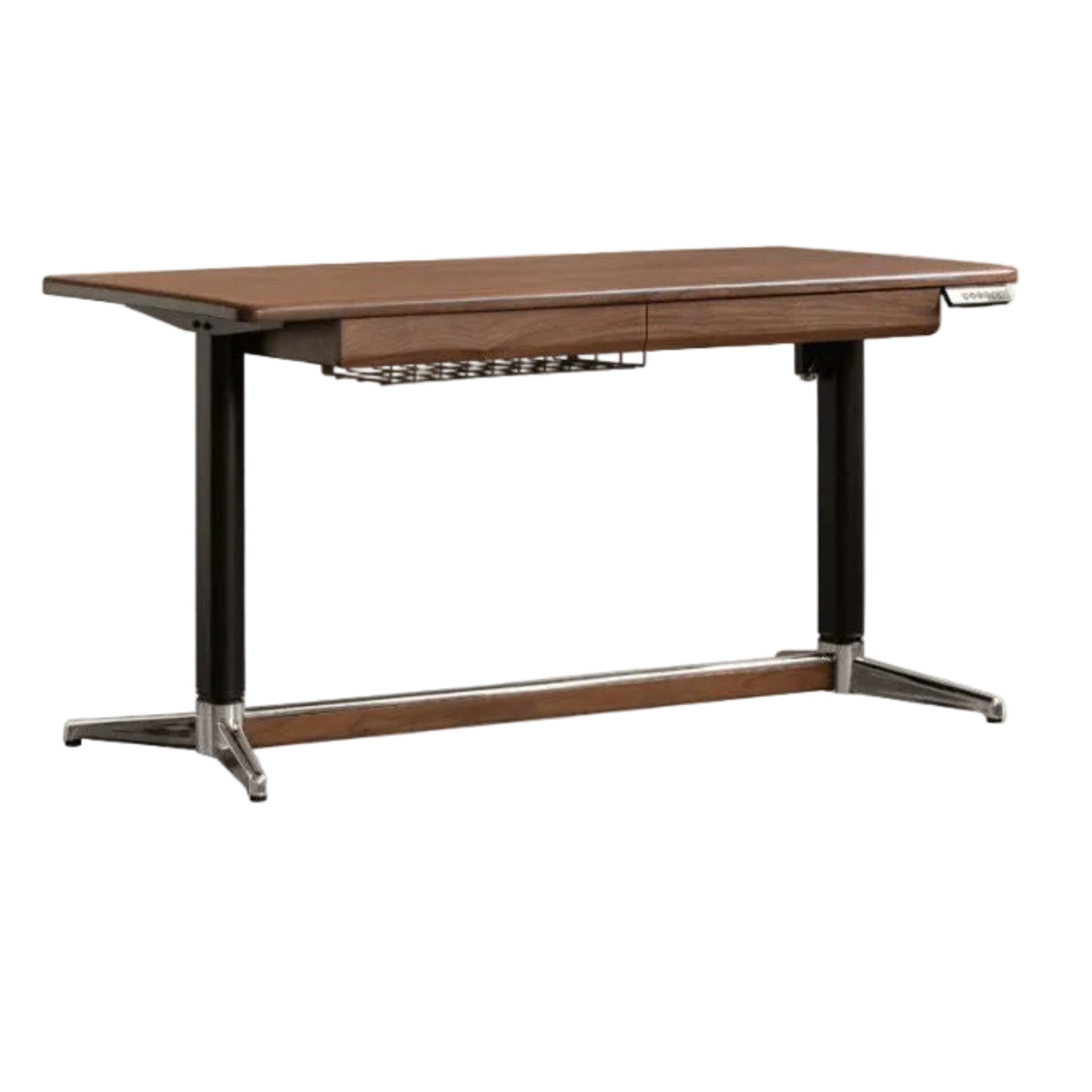Black Walnut, Oak Solid Wood Lift-Top Office Desk