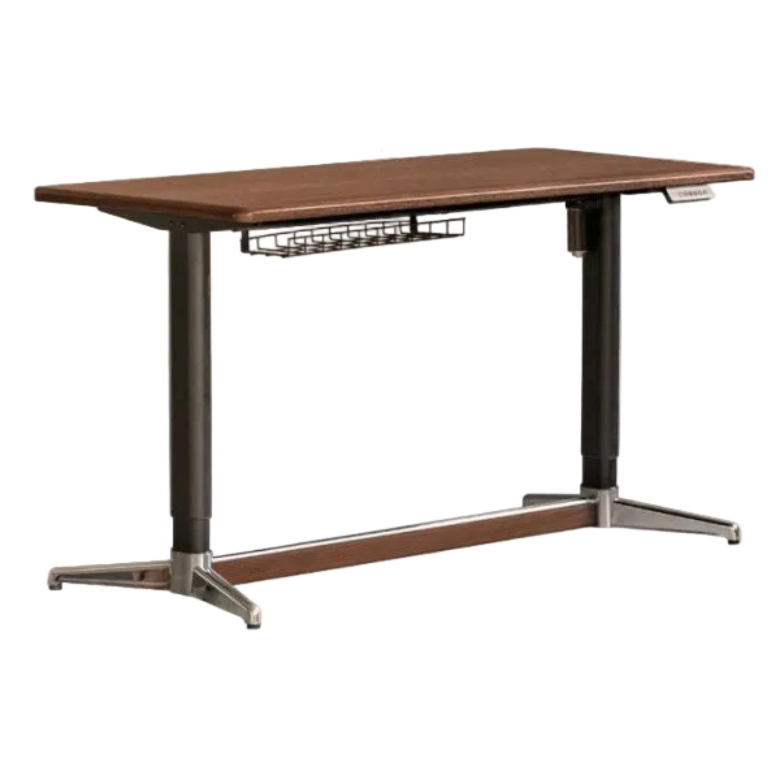 Black Walnut, Oak Solid Wood Lift-Top Office Desk
