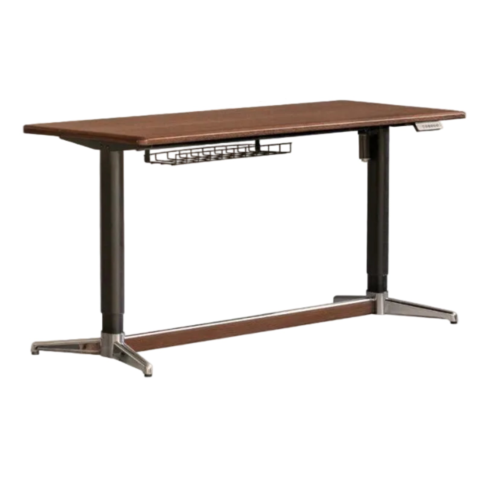 Black Walnut, Oak Solid Wood Lift-Top Office Desk