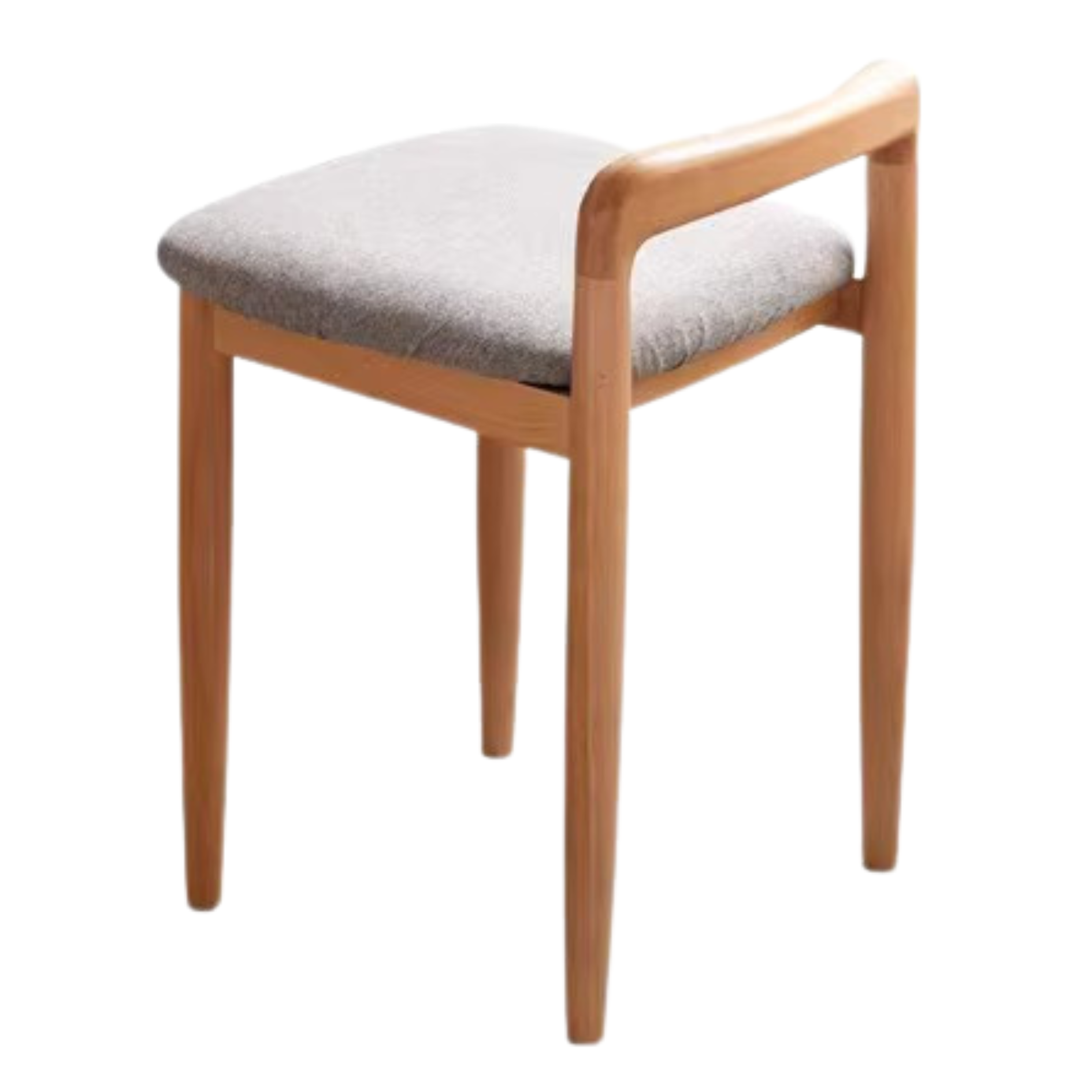 Beech, Cherry Solid Wood Makeup Stool Chair