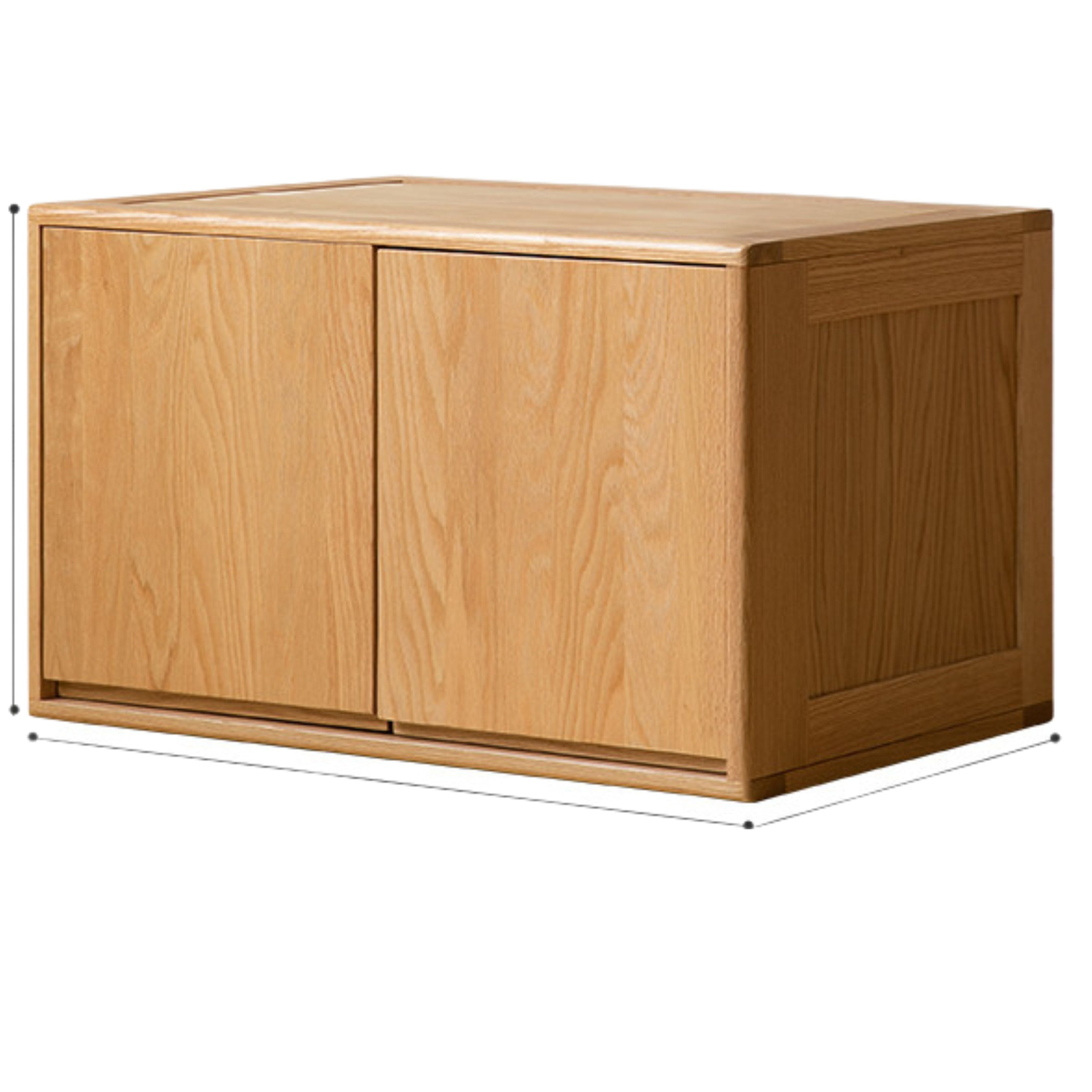 Oak Solid Wood Children's Wardrobe Combination