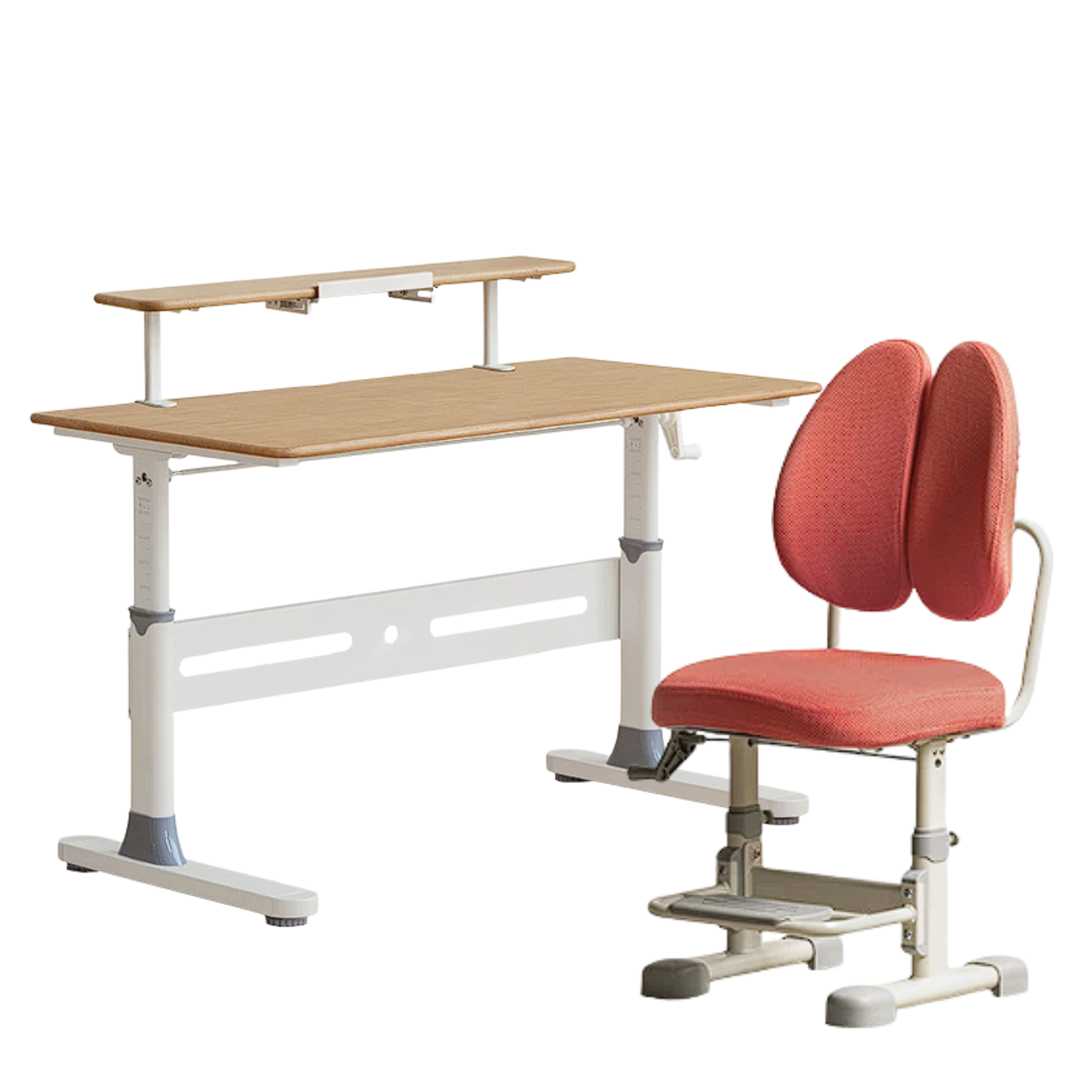 Rubberwood, Beech Solid Wood Kids Study Table