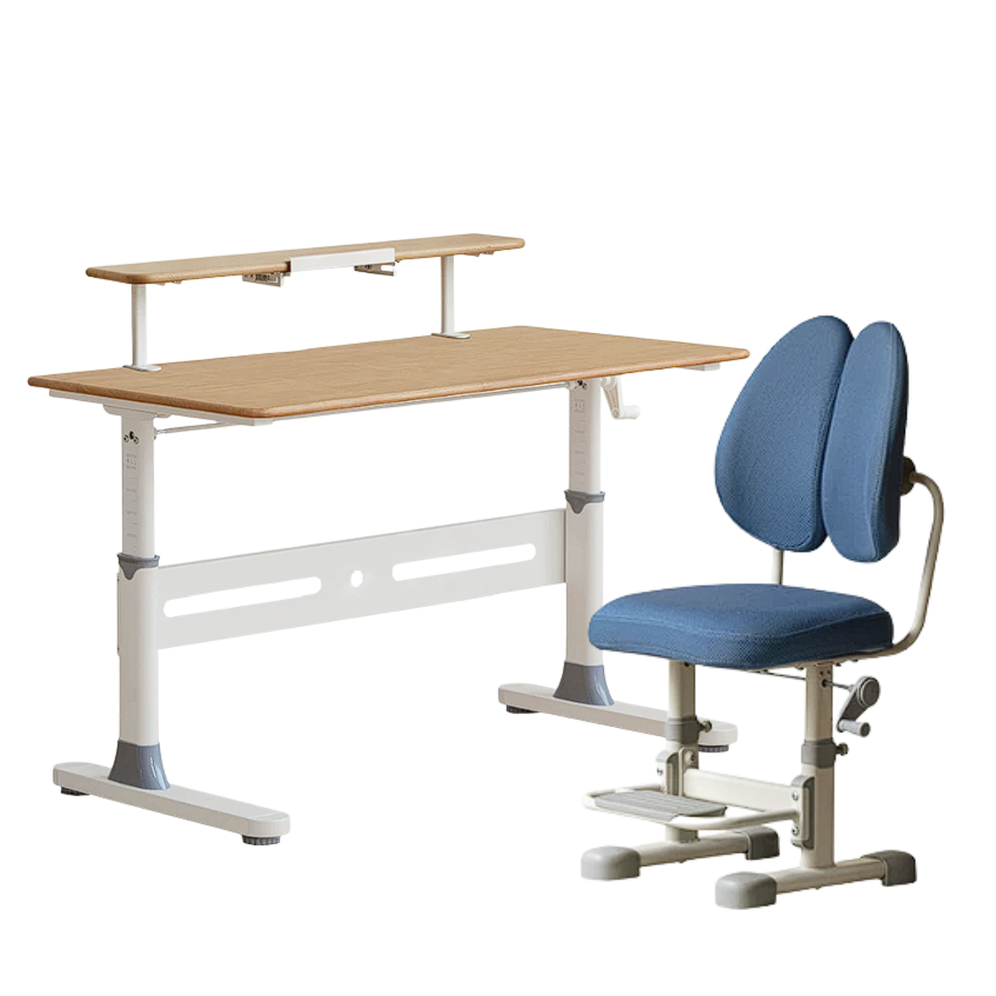Rubberwood, Beech Solid Wood Kids Study Table