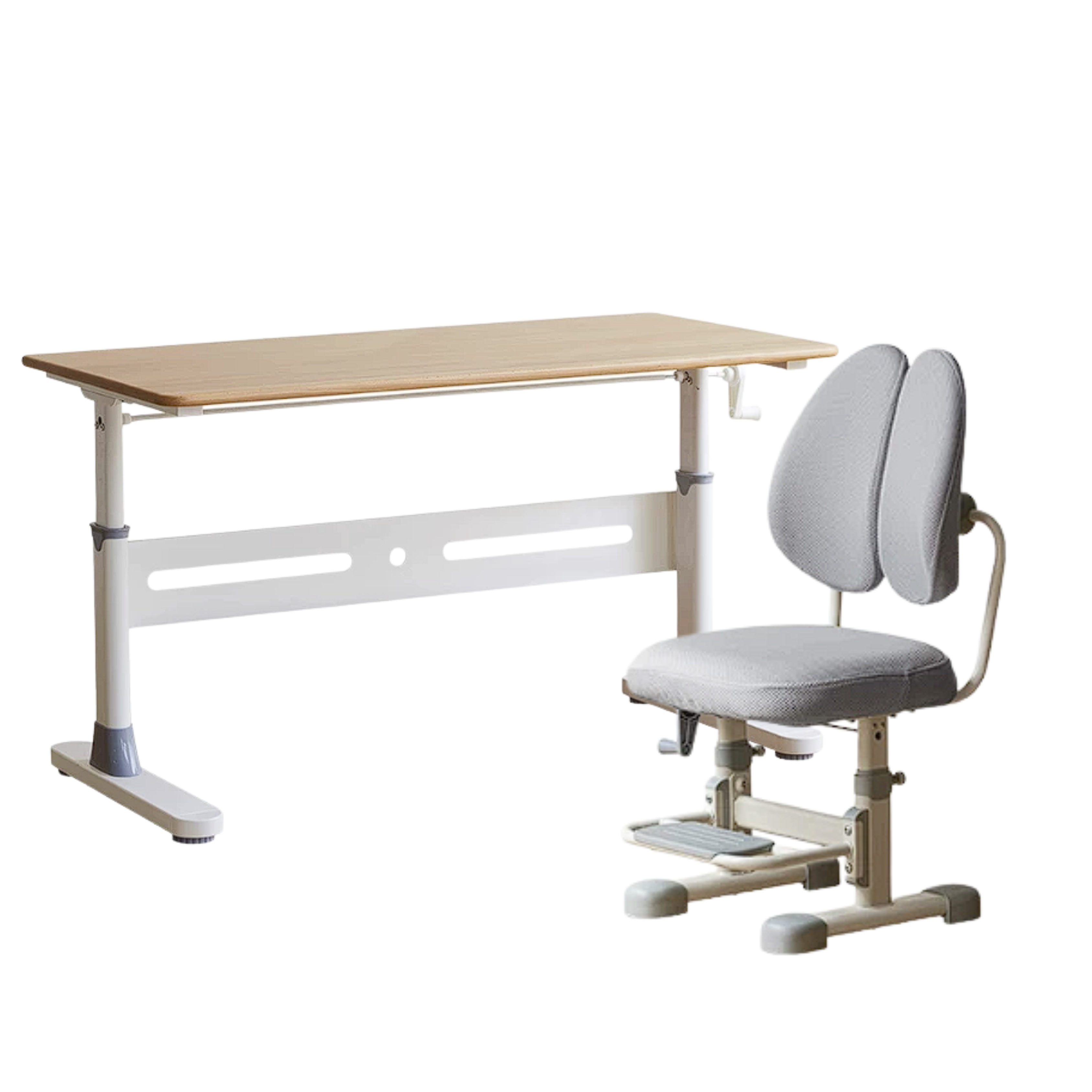 Rubberwood, Beech Solid Wood Kids Study Table