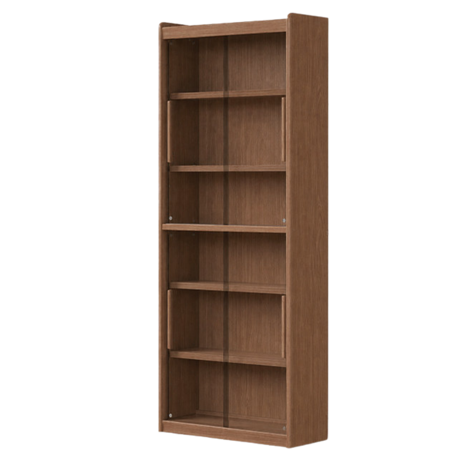 Black Walnut, Sandalwood, Oak, Ash Solid Wood Combination Bookcase with Floor Display and Luxury Storage